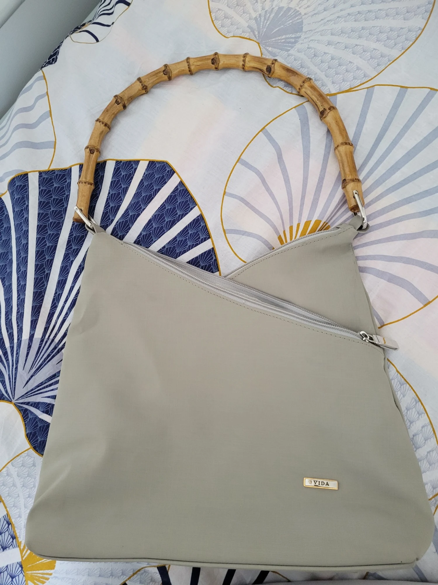 Sac laniere en bois de bambou 33×25