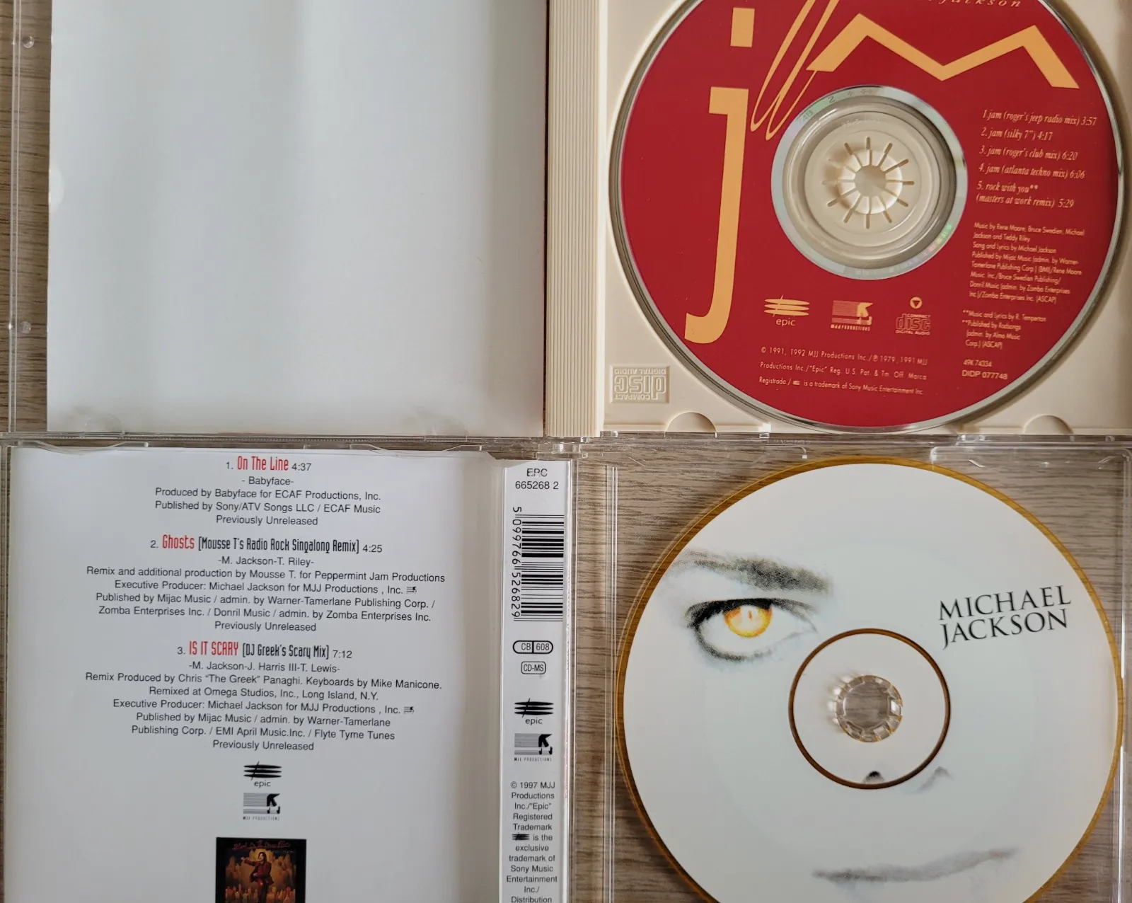 4 CD MJ maxi remix collector – Jackson 2