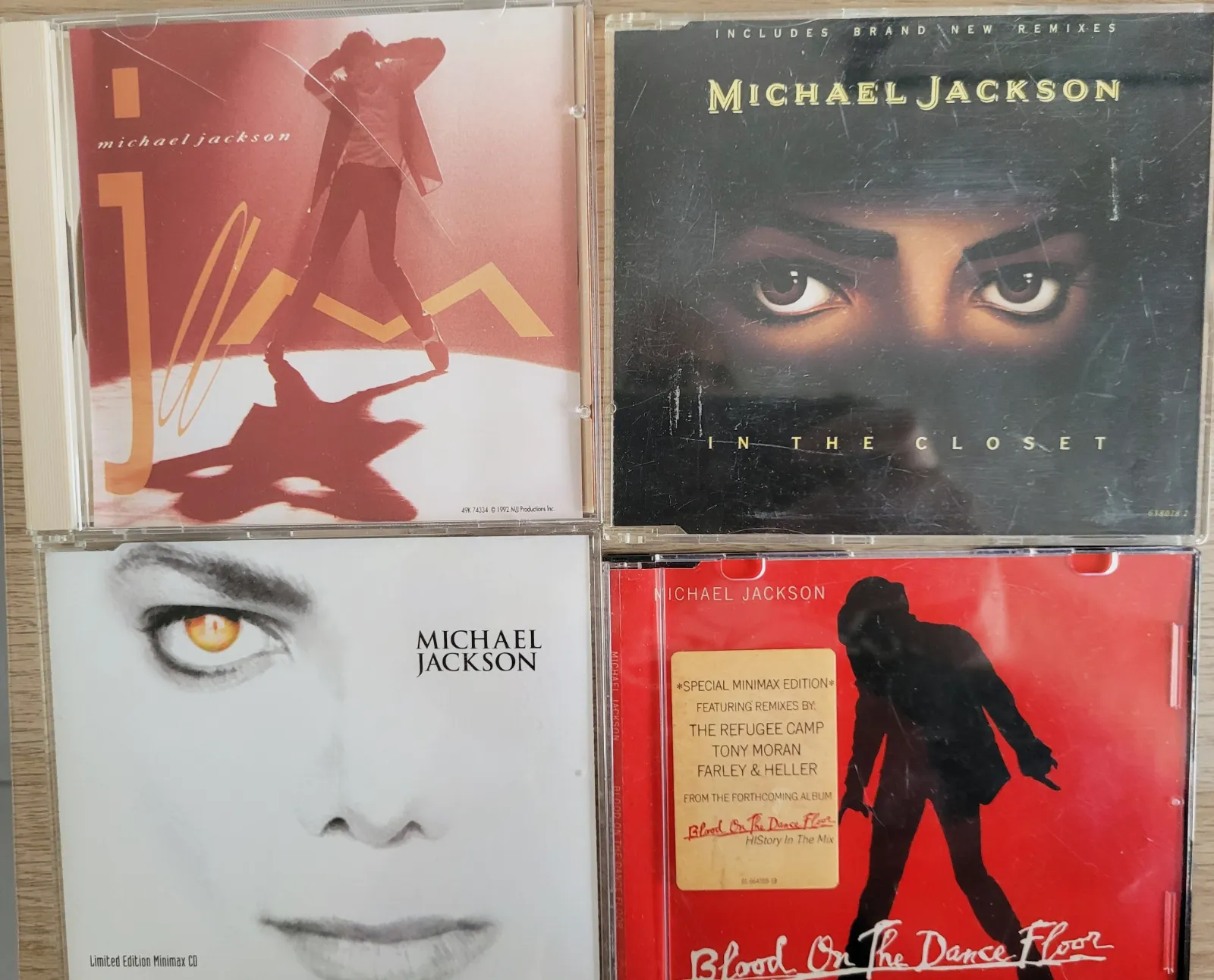 4 CD MJ maxi remix collector
