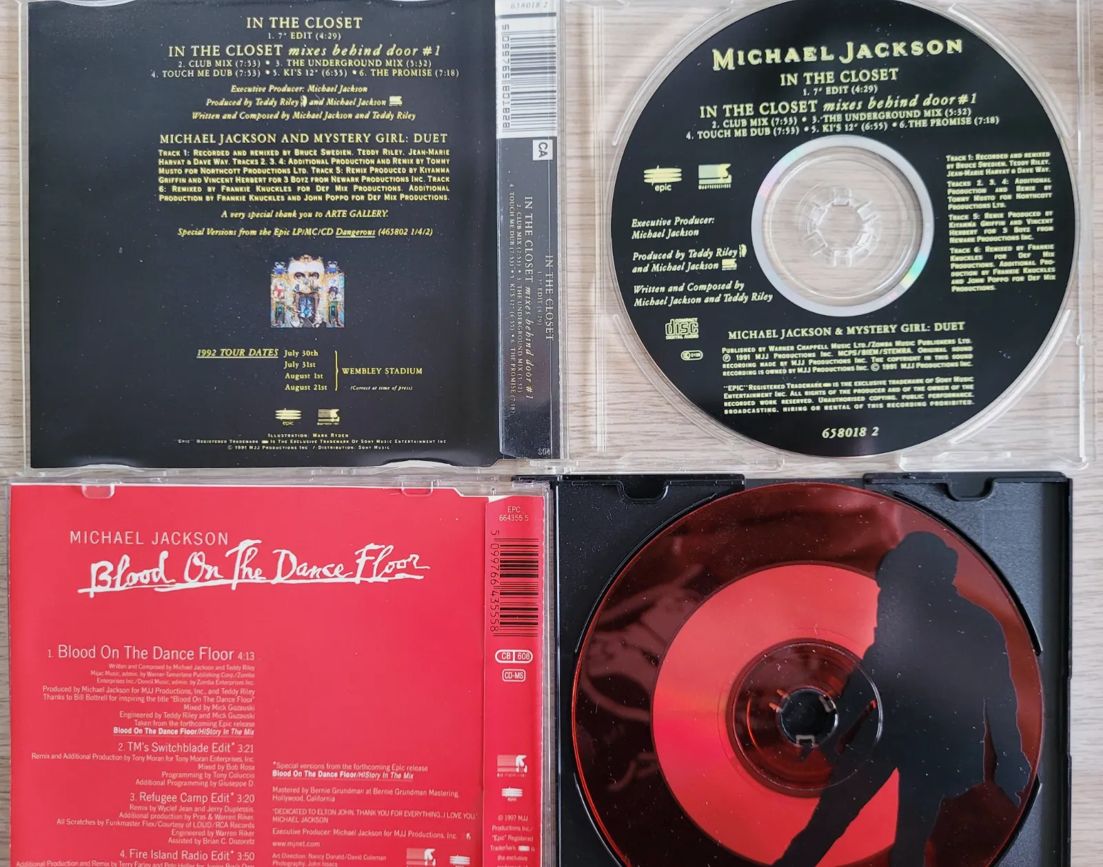 4 CD MJ maxi remix collector – Jackson 2