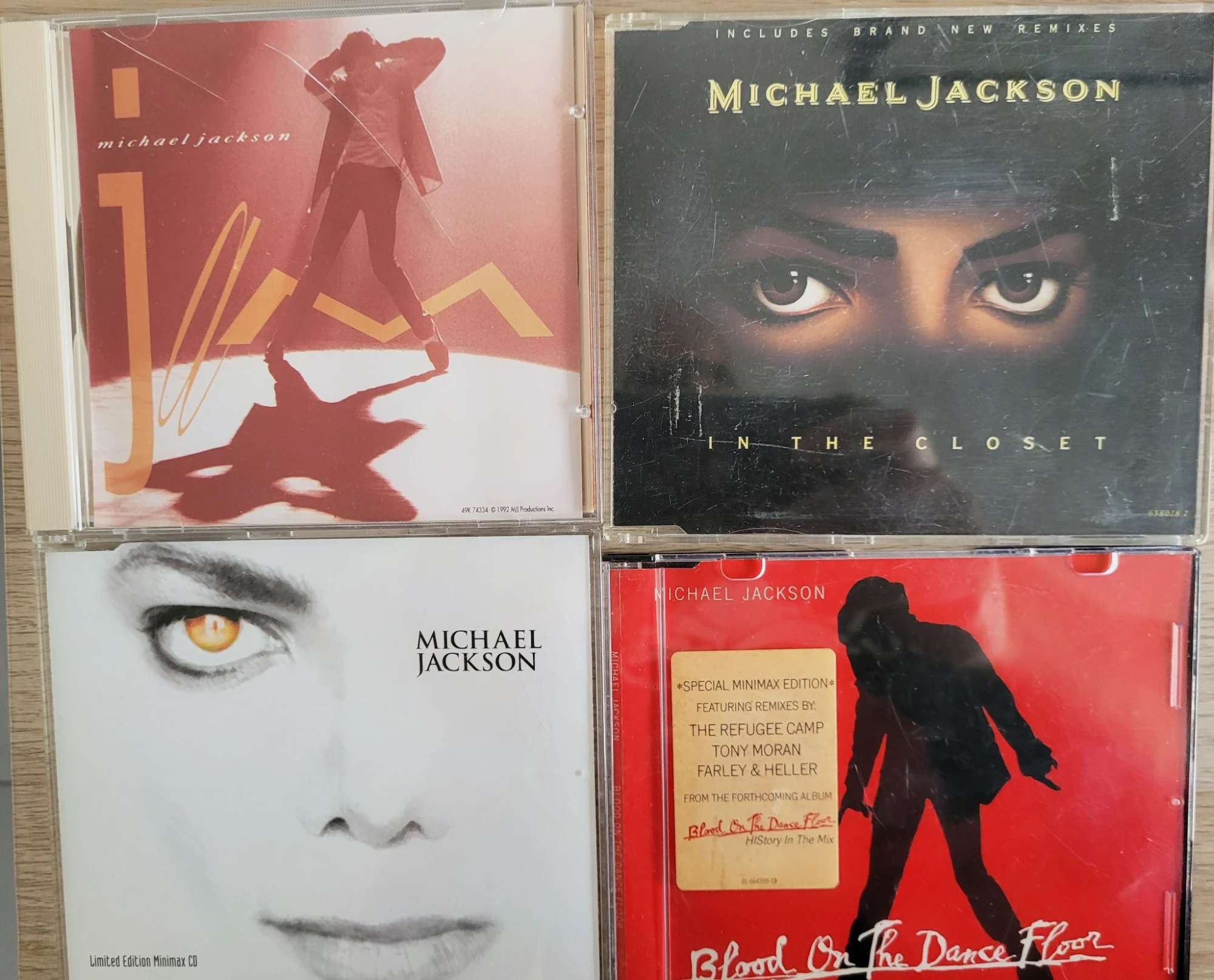 4 CD MJ maxi remix collector