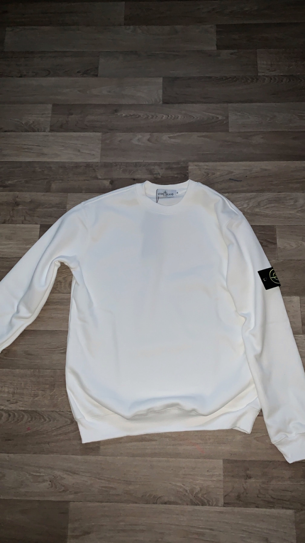 Pull stone Island blanc 