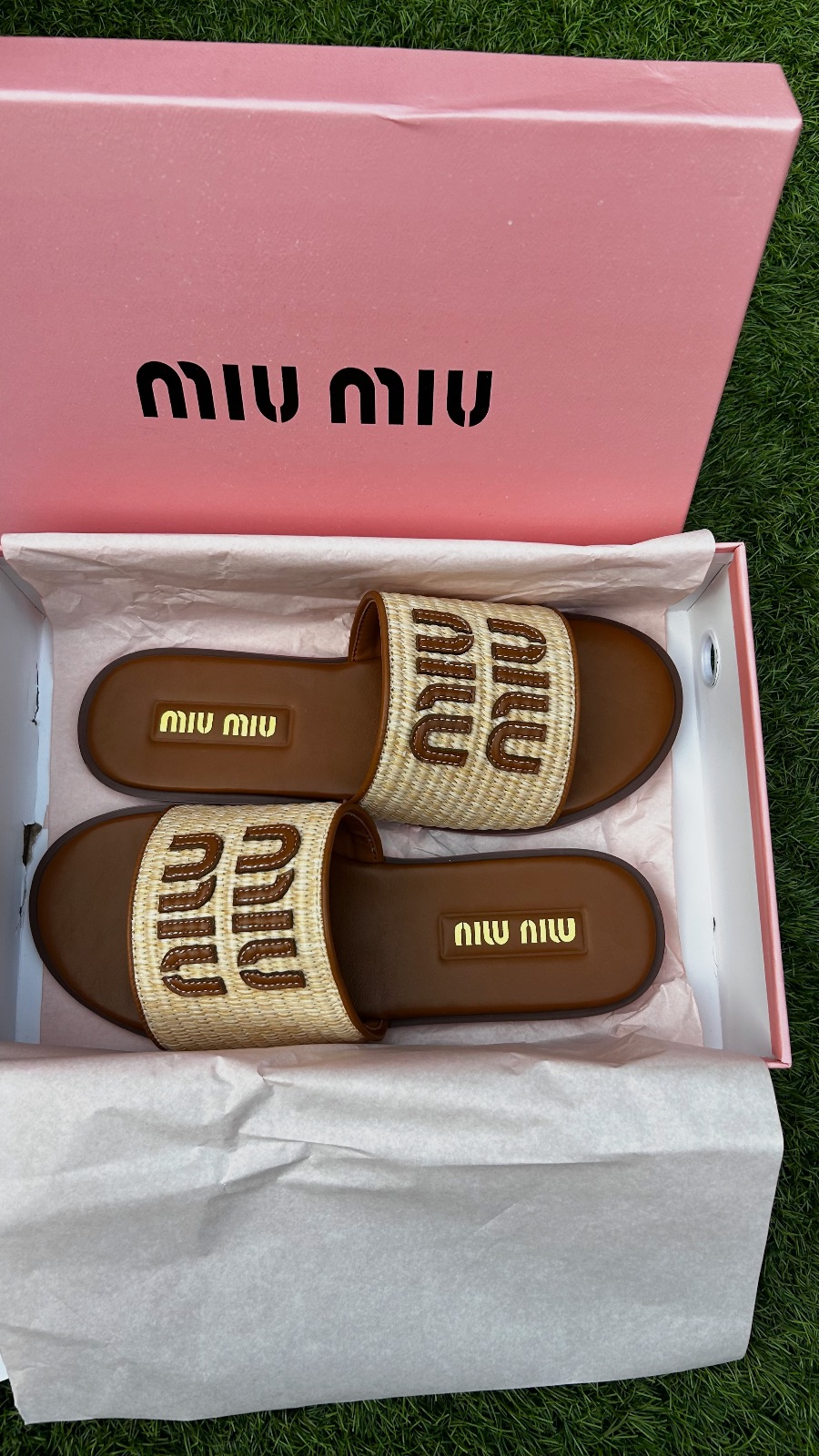 Claquette miu miu – miu miu – taille EU 39 2