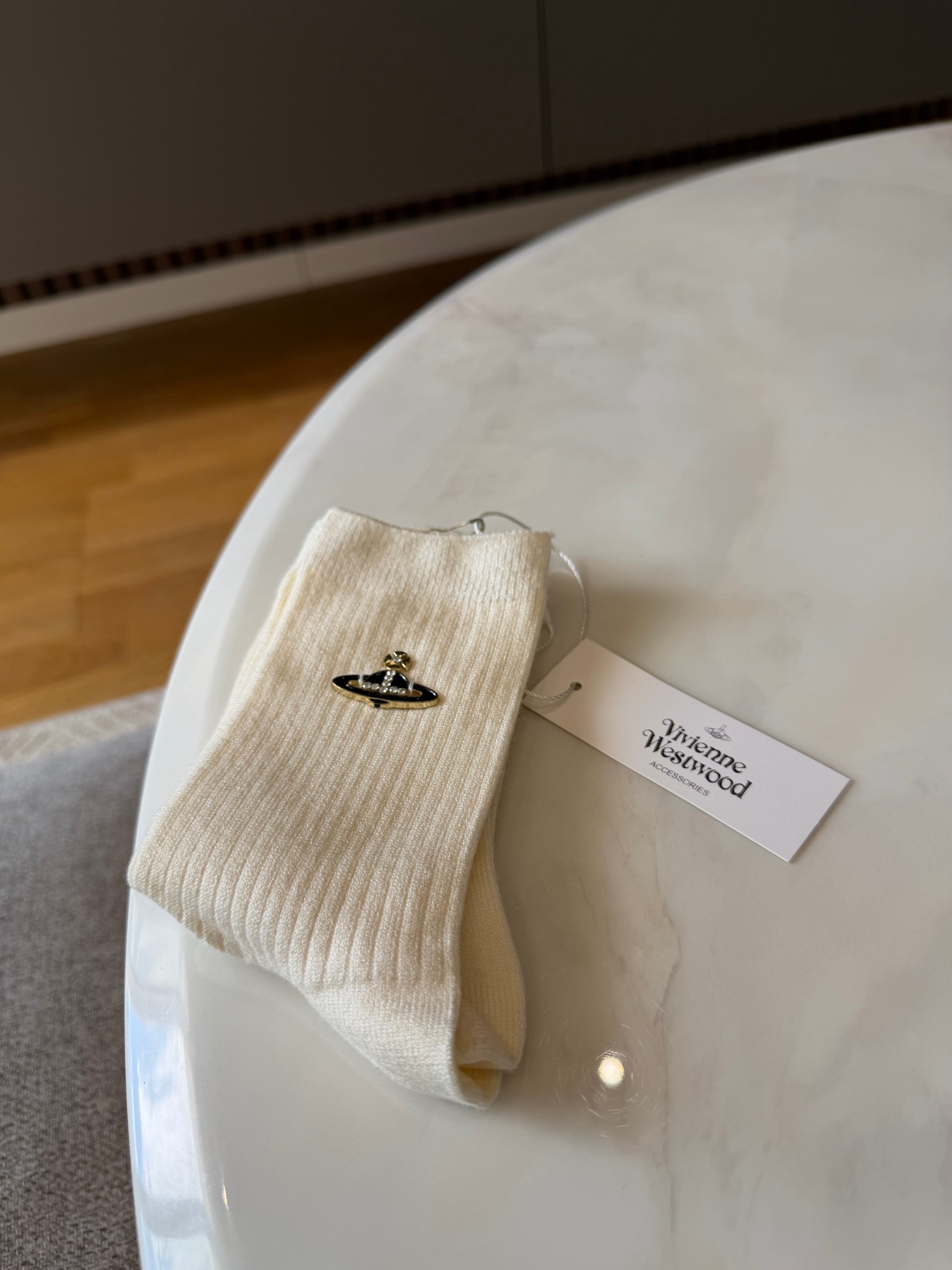 Chaussettes blanches Vivienne Westwood 2