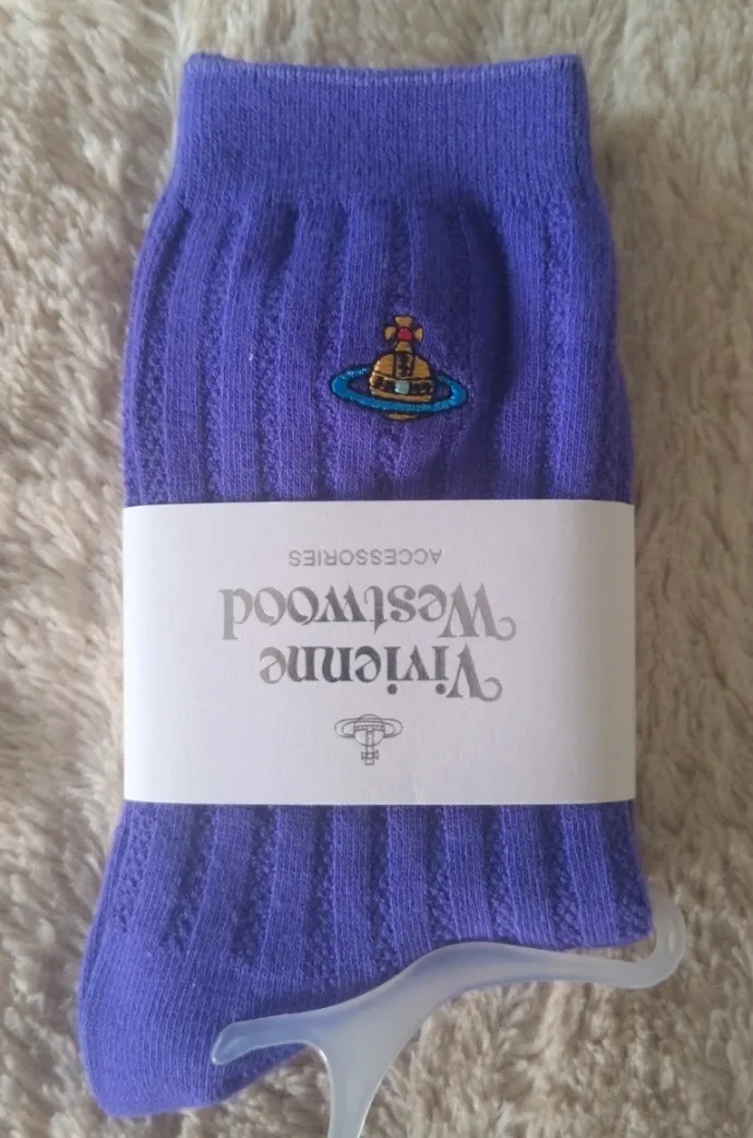 Chaussettes Vivienne Westwood violet orb