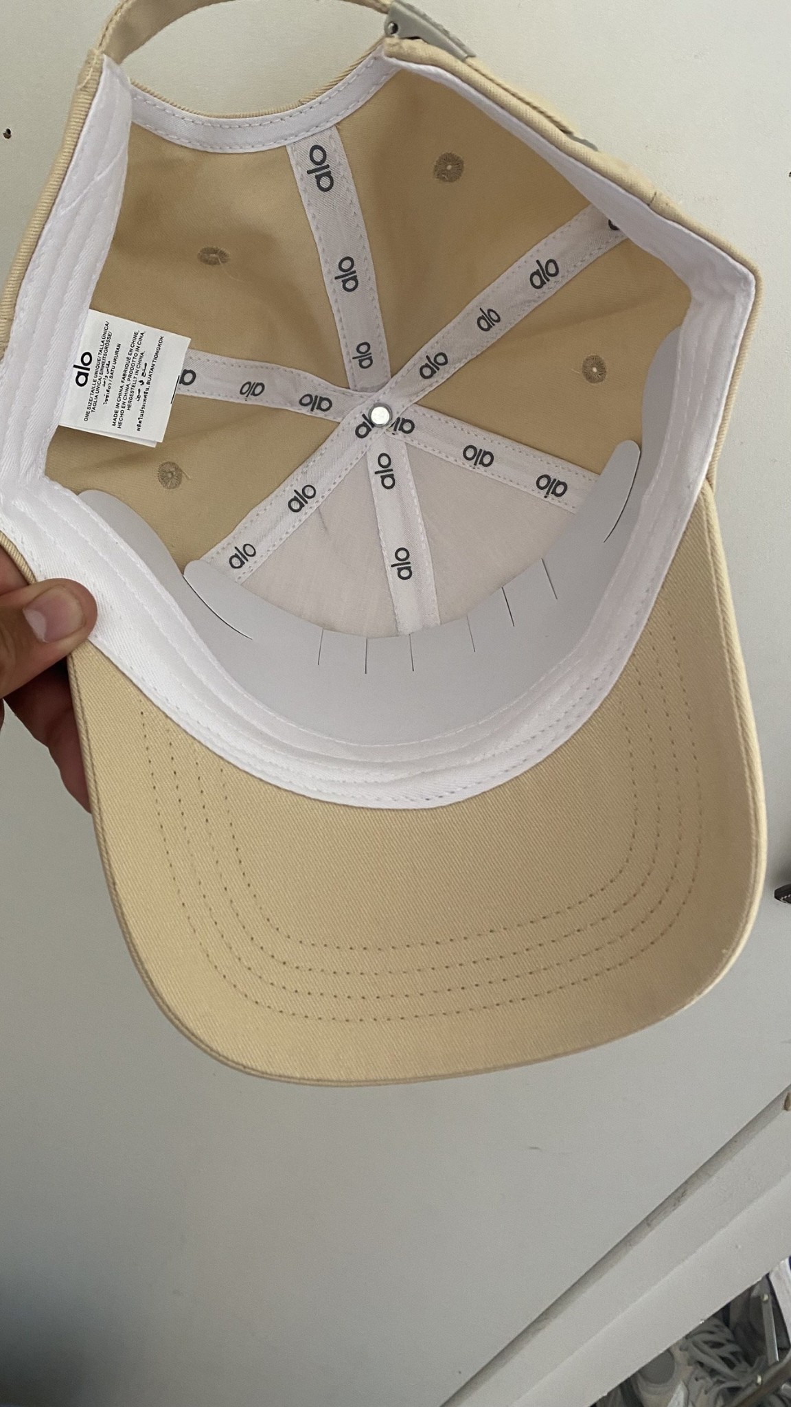 Casquette Alo crème 2