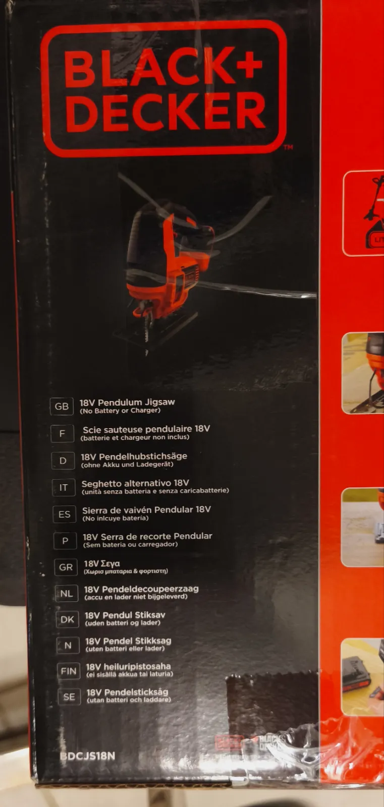 Scie sauteuse black et decker sans fil – Black et Decker 5