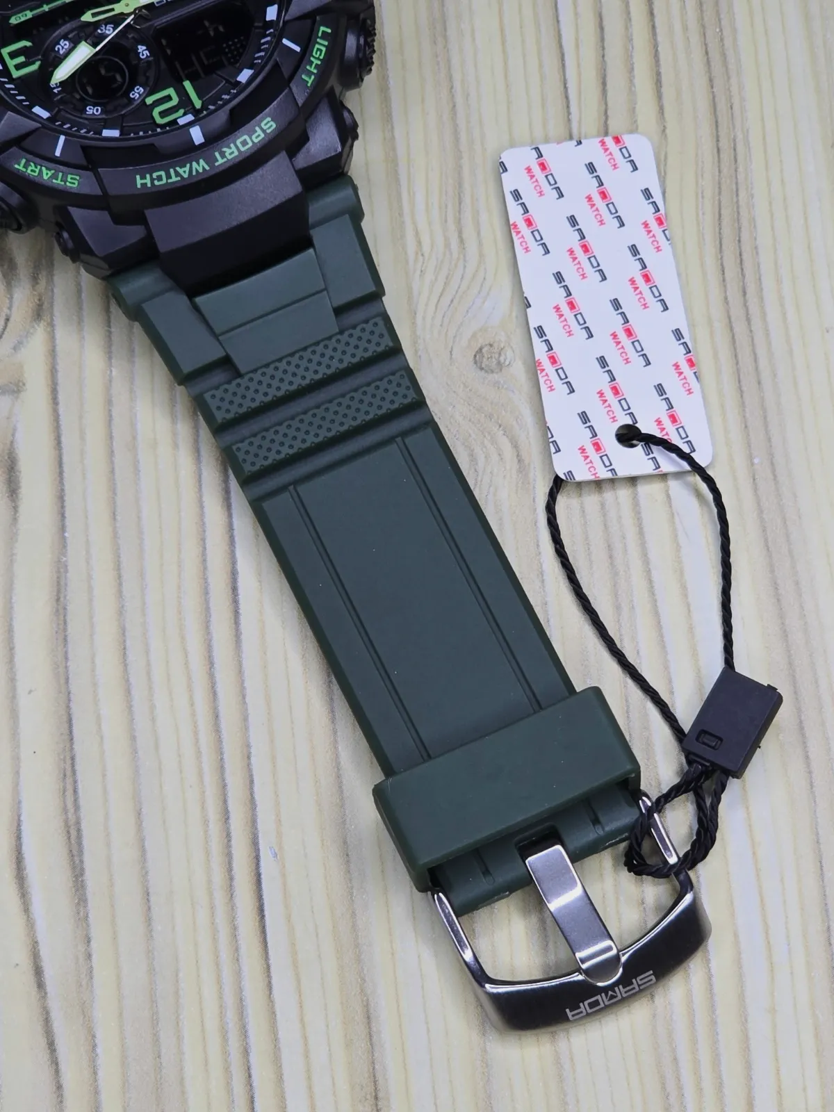 Sports Digital Watch Army Green – Sanda – taille S 4
