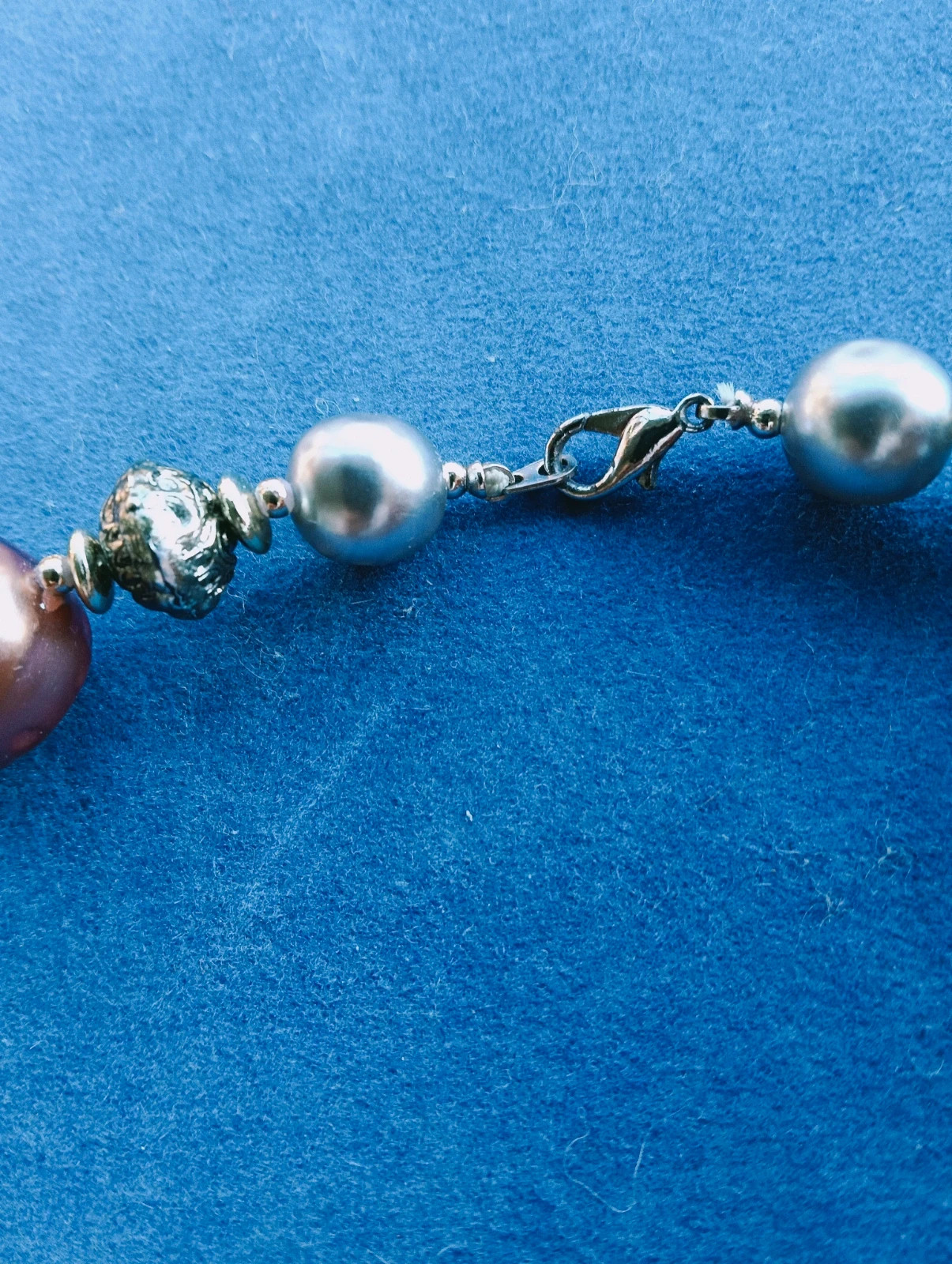 Chunky faux pearls statement necklace – Vintage Boutique 4
