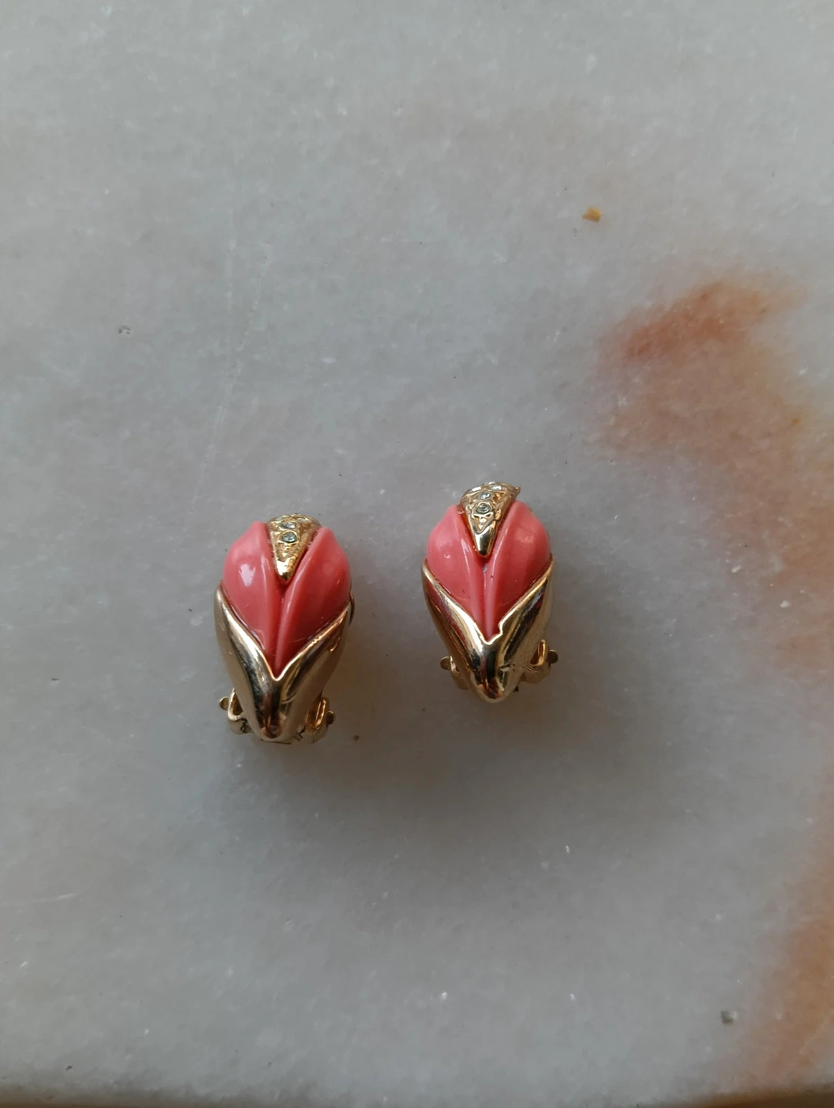 Vintage tulip earrings Boucles d'oreilles tulipe – Vintage Boutique 2