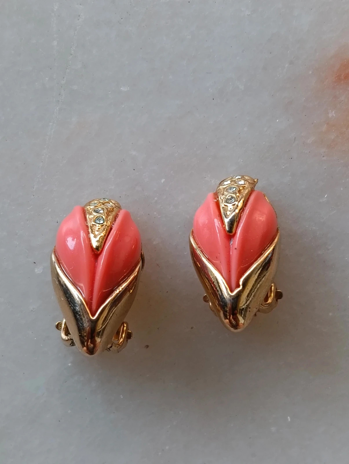 Vintage tulip earrings Boucles d'oreilles tulipe – Vintage Boutique 3