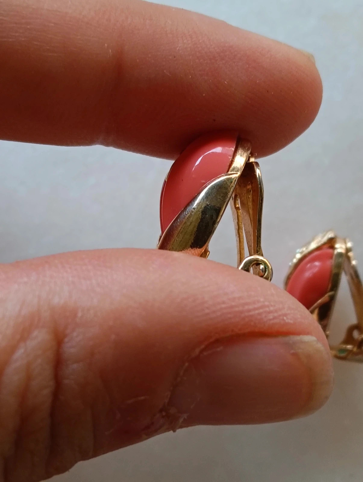 Vintage tulip earrings Boucles d'oreilles tulipe – Vintage Boutique 5