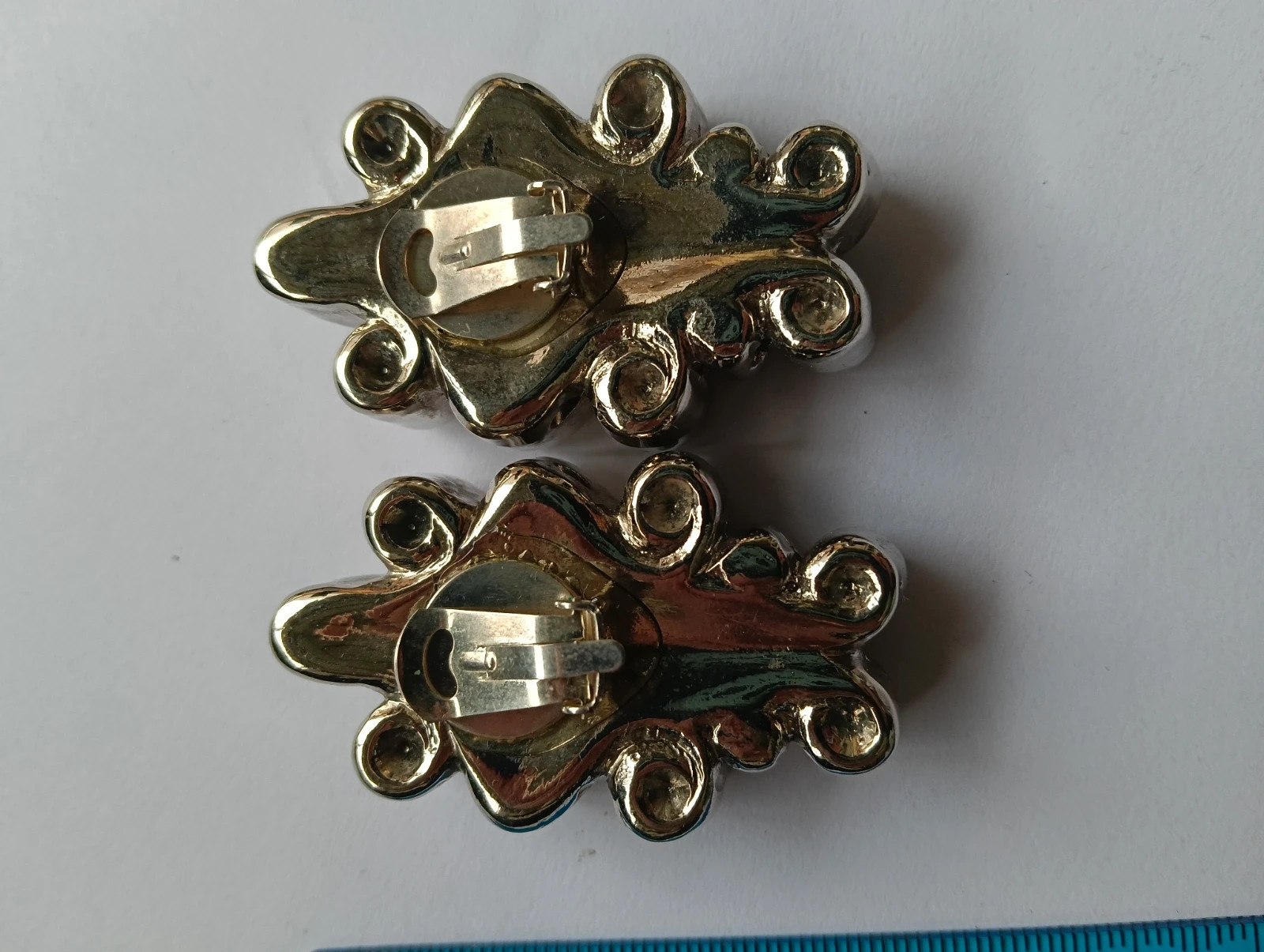 Vintage 80s statement clip on earrings – ArtDeco 5