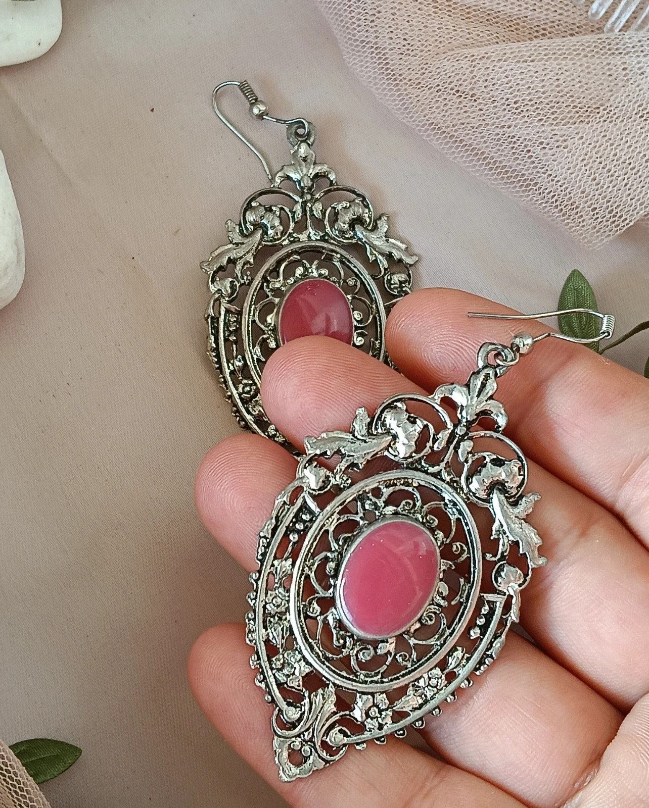 Bohemian Sterling silver earrings – Silver 5