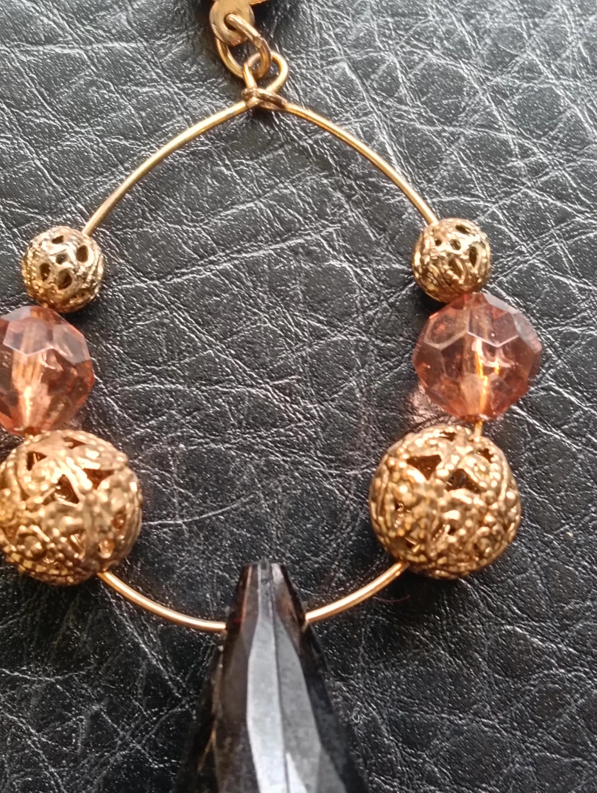Preciosos pendientes vintage boho statement Boucles d'oreilles Faux Pearls earrings – ArtDeco 5