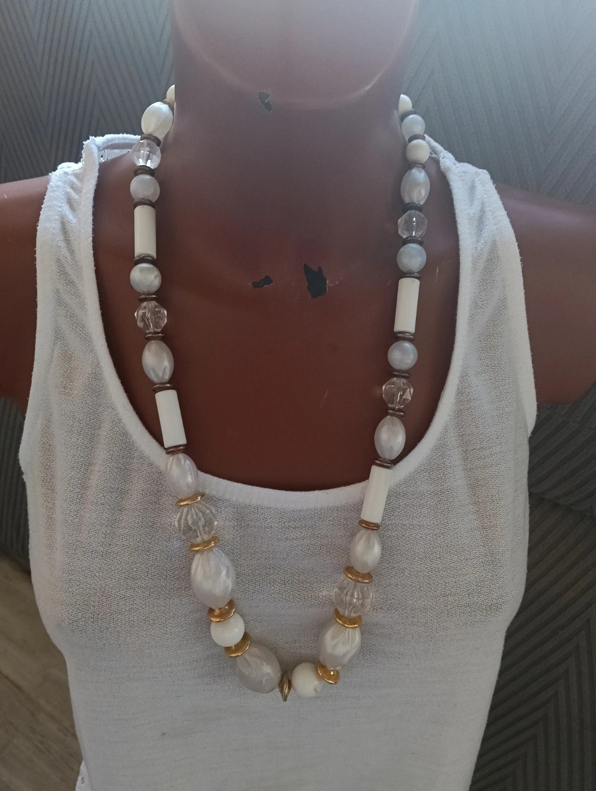 Vintage necklace Moonglow mid century – Vintage Chic
