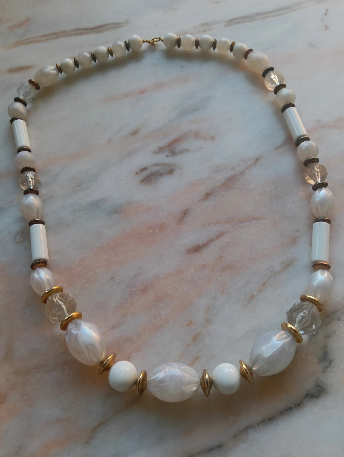 Vintage necklace Moonglow mid century – Vintage Chic 3