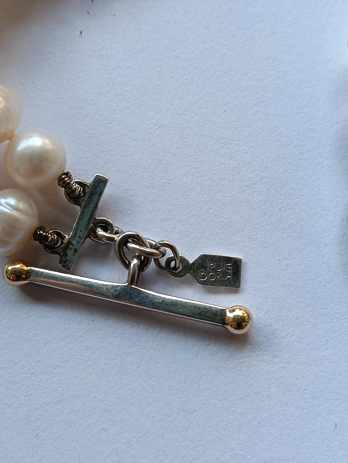 Vintage Bracelet Puig Doira perles and sterling silver – ArtDeco 2