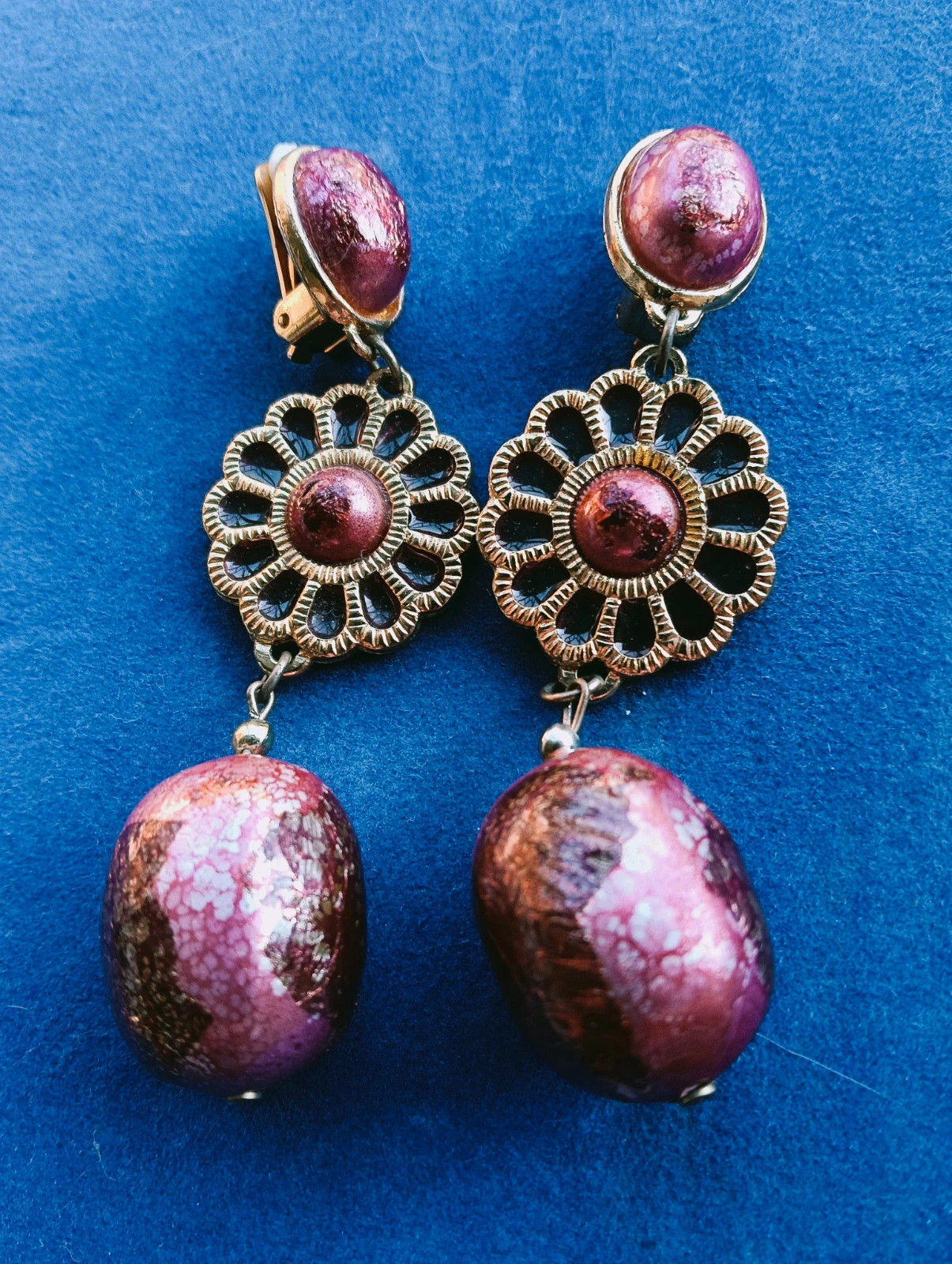 Magnifique Boucles d'oreilles Pendientes maxi espectaculares mob wife – Couture 2