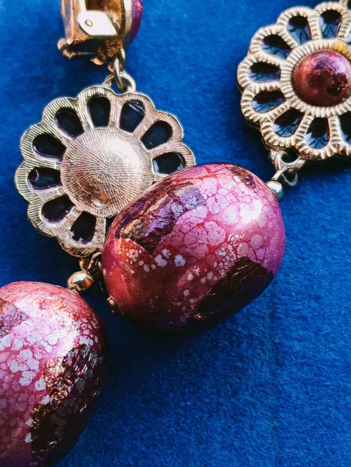 Magnifique Boucles d'oreilles Pendientes maxi espectaculares mob wife – Couture 5