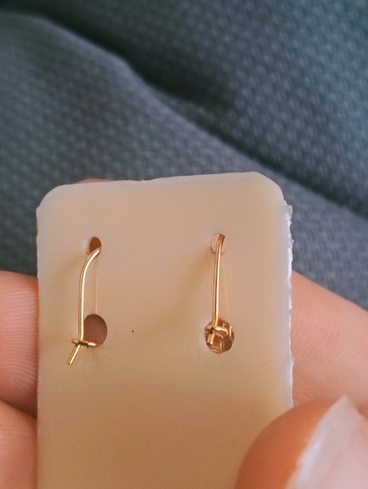 Pendientes dorados Art Deco Boucles d'oreilles vintage Earrings gold tone – Art Deco 3