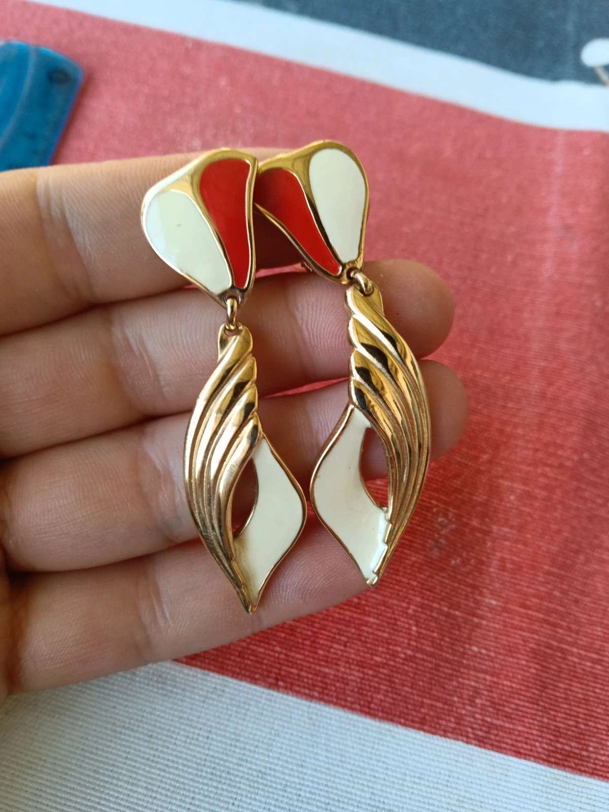 Preciosos pendientes Leritz con embalaje original NOS Boucles d'oreilles Earrings – LERITZ 2