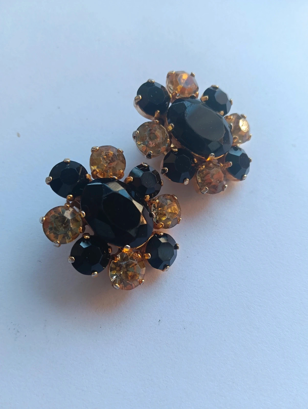 Boucles d'oreilles vintage earrings 80s