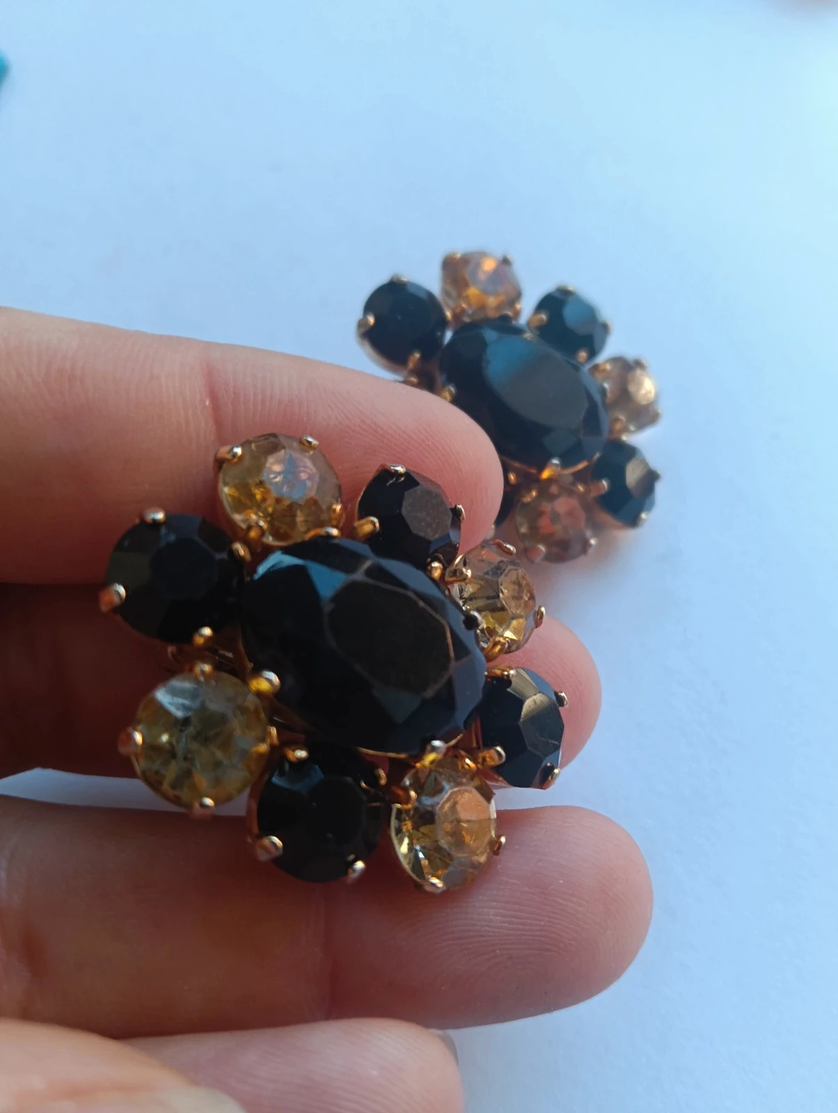 Boucles d'oreilles vintage earrings 80s – Couture 2