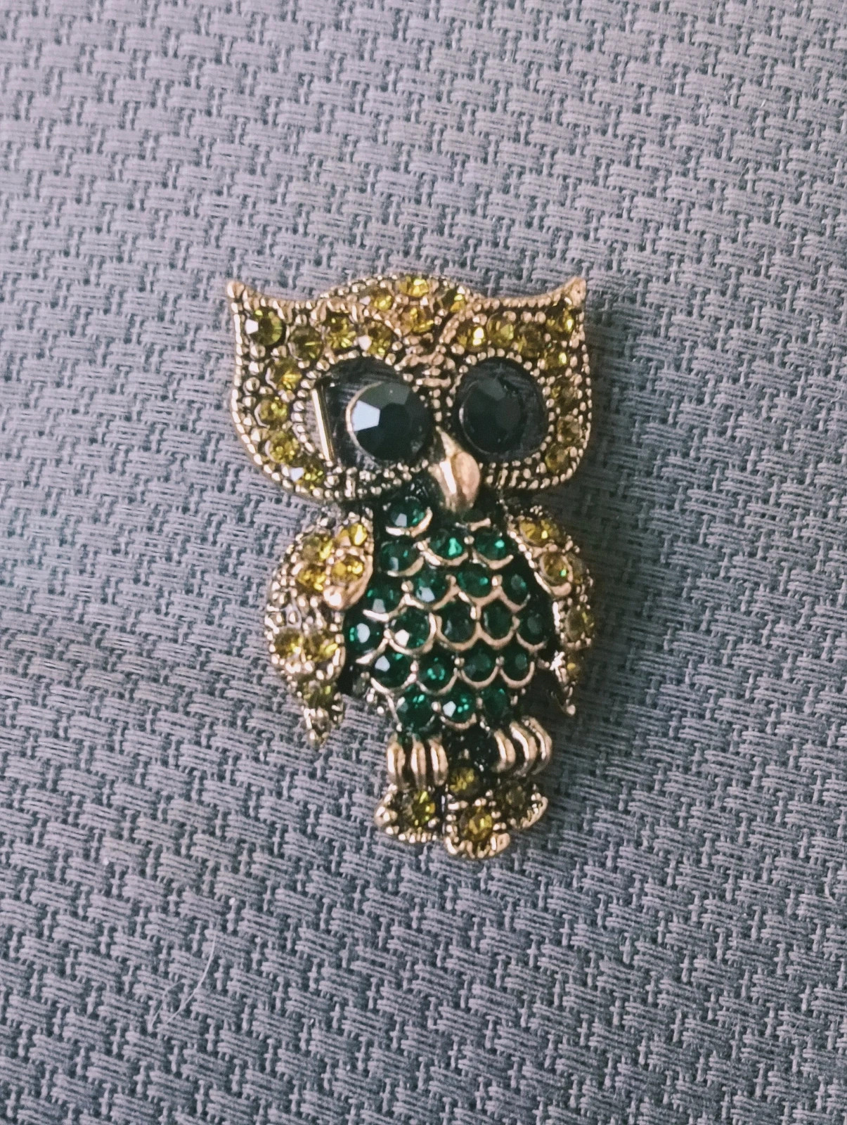 Broche búho OWL Brooch Fermoir Houl Spilla – Vintage Chic