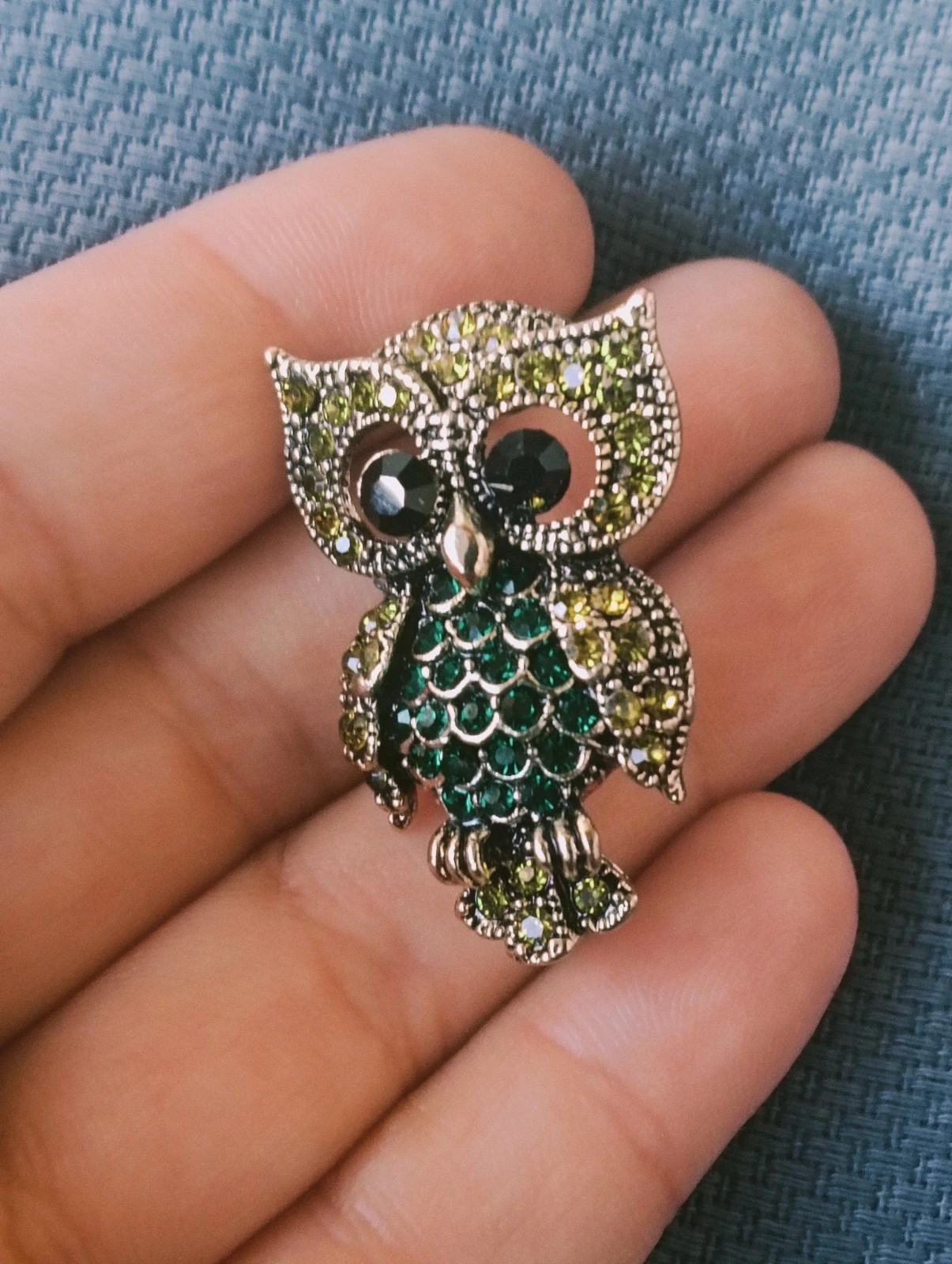 Broche búho OWL Brooch Fermoir Houl Spilla – Vintage Chic 2