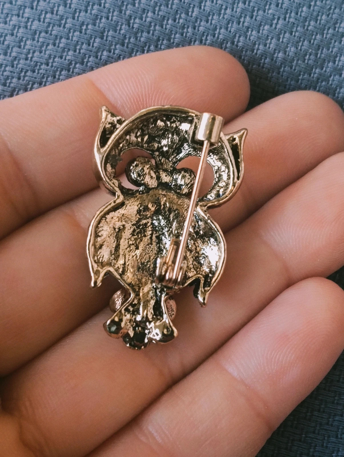 Broche búho OWL Brooch Fermoir Houl Spilla – Vintage Chic 3