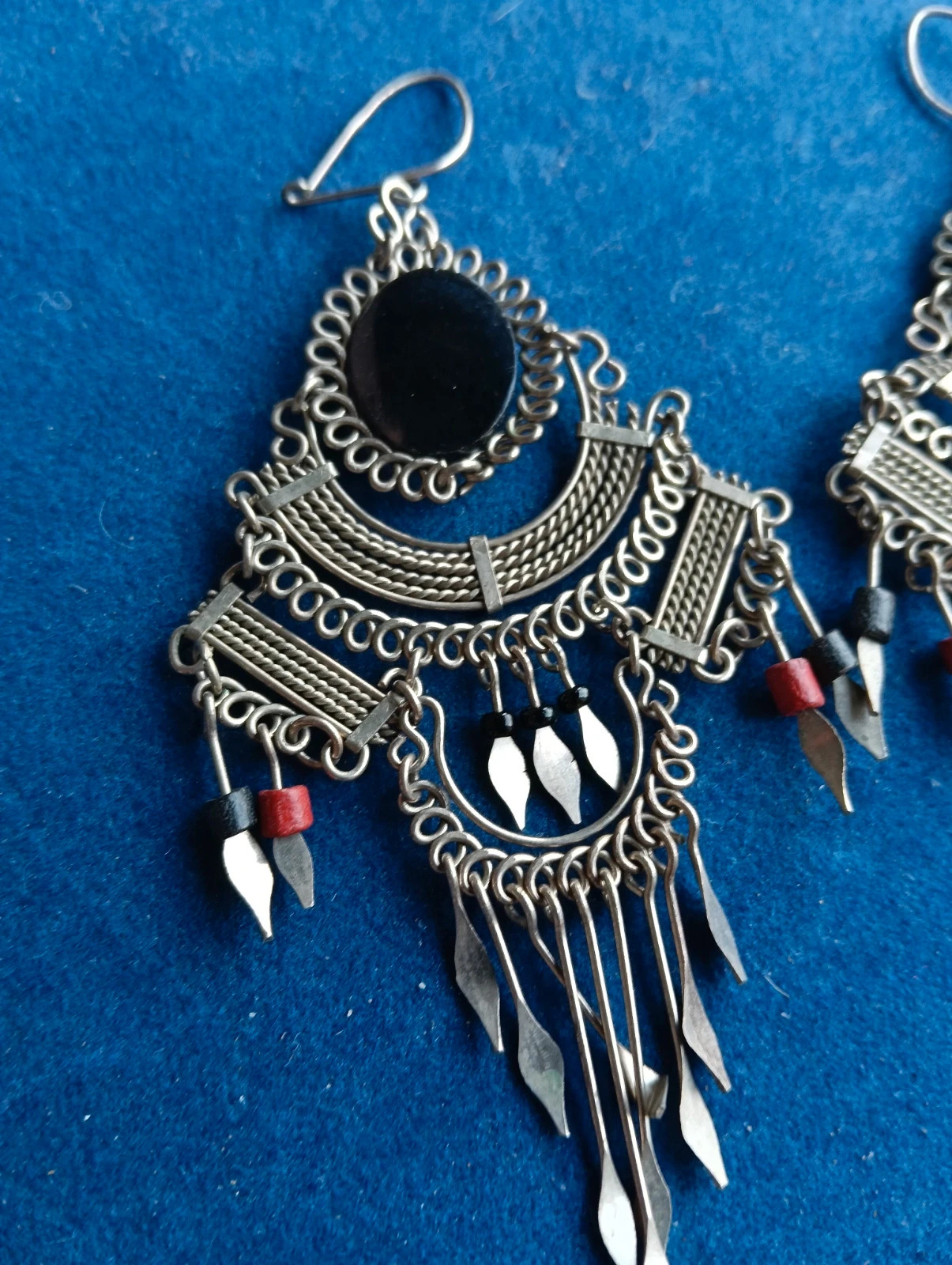 Tibetan silver earrings – Boheme 2