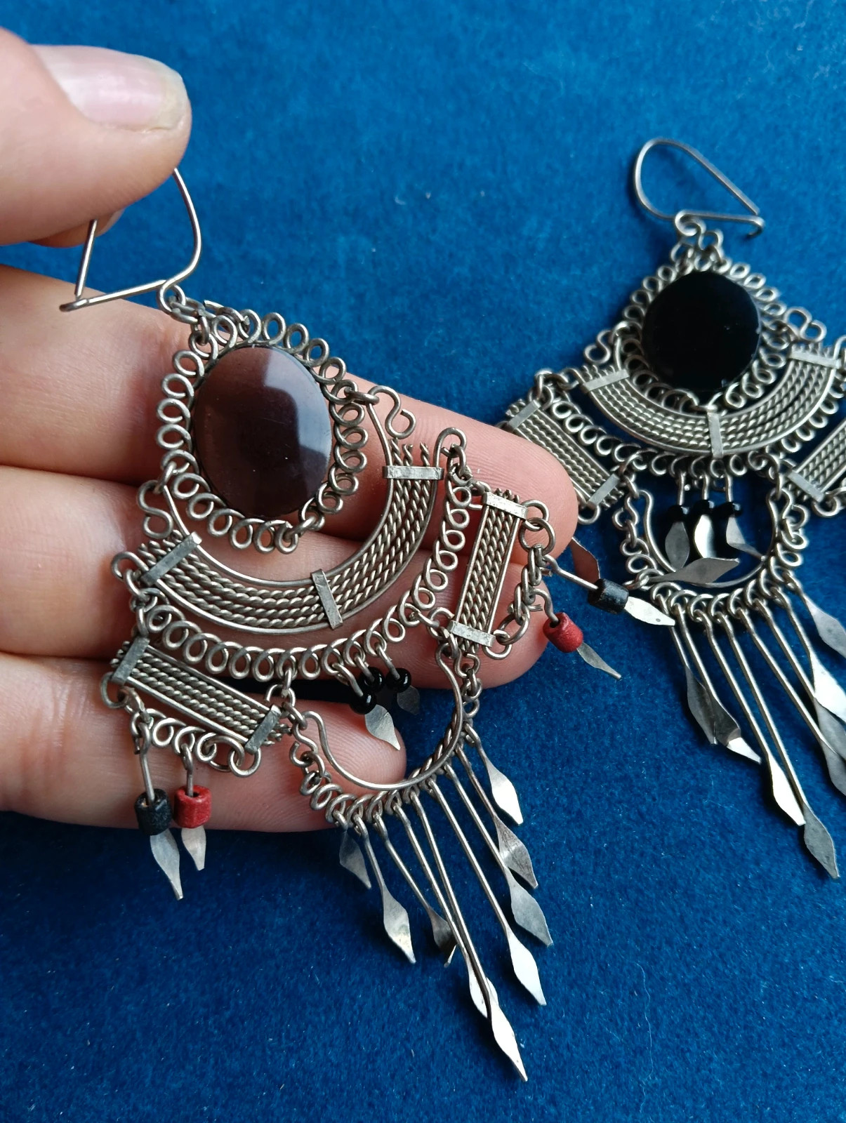 Tibetan silver earrings – Boheme 4