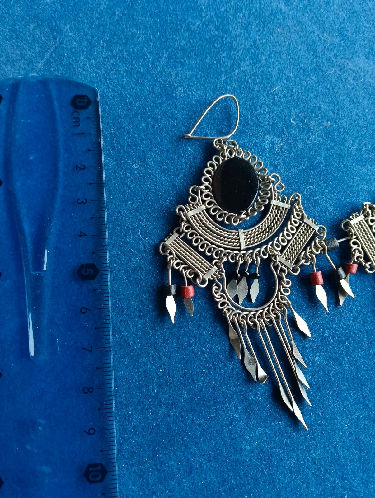 Tibetan silver earrings – Boheme 5