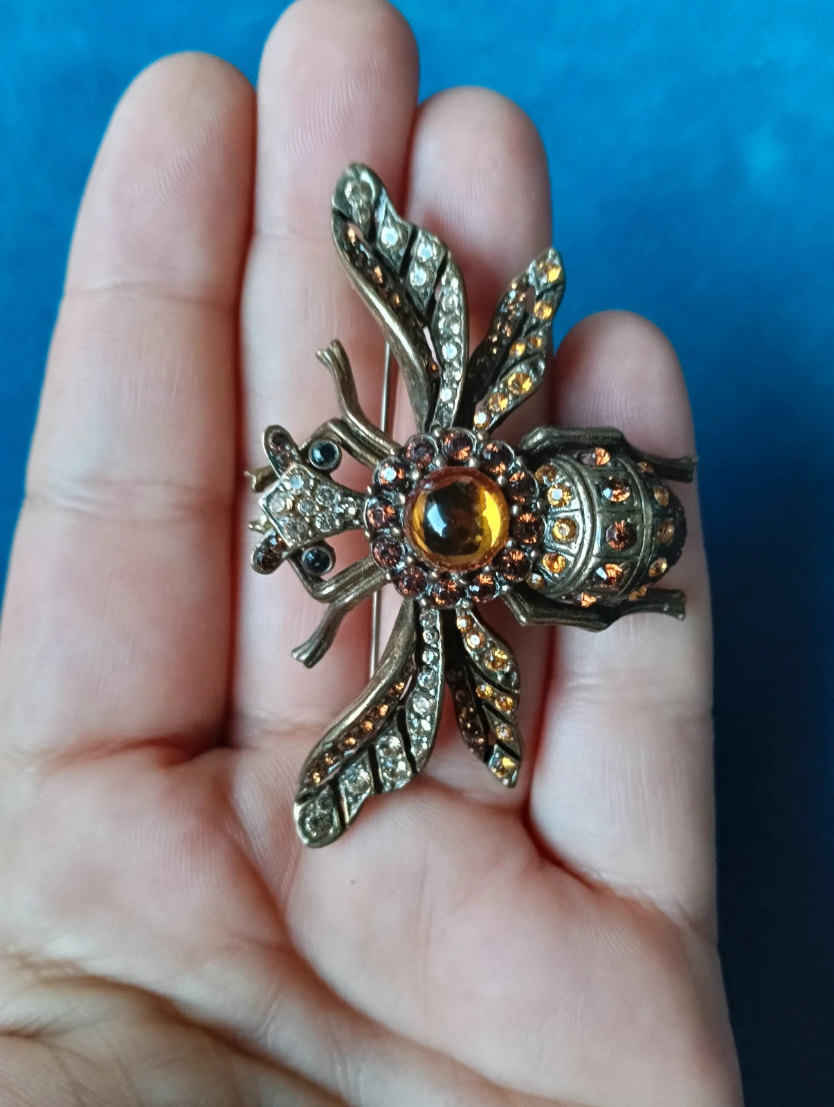 Broche de abeja Art Nouveau 80s – Vintage Love 4