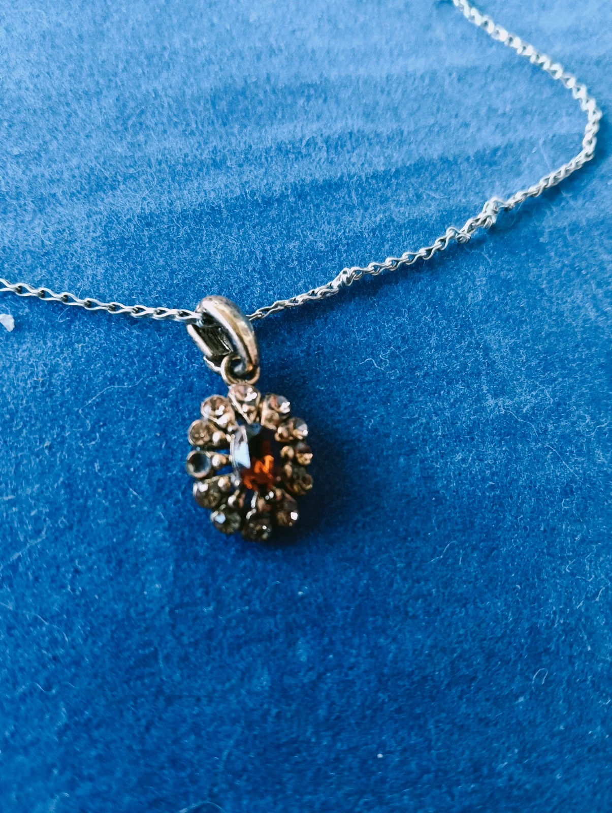 Vintage pendant with sterling silver necklace – Silver 3