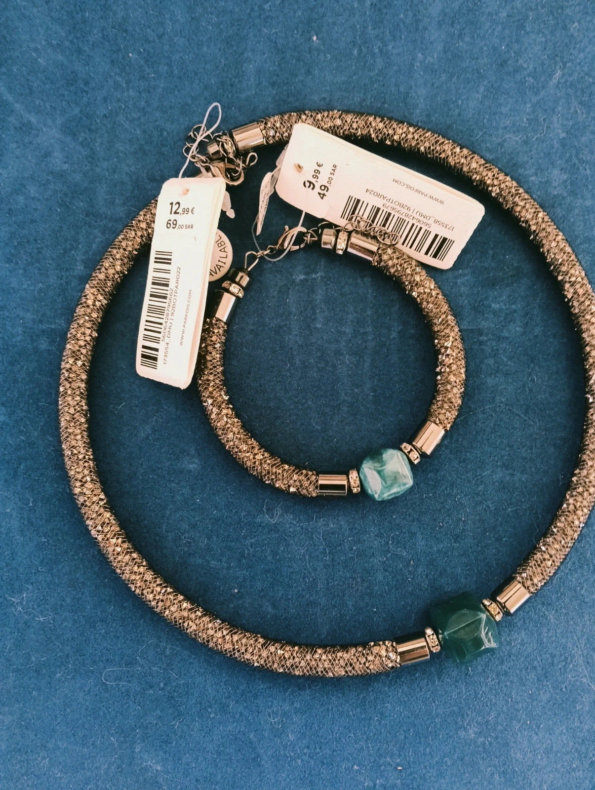 Elegant Mesh Jewelry Set Parfois Necklace and bracelet – Parfois 2