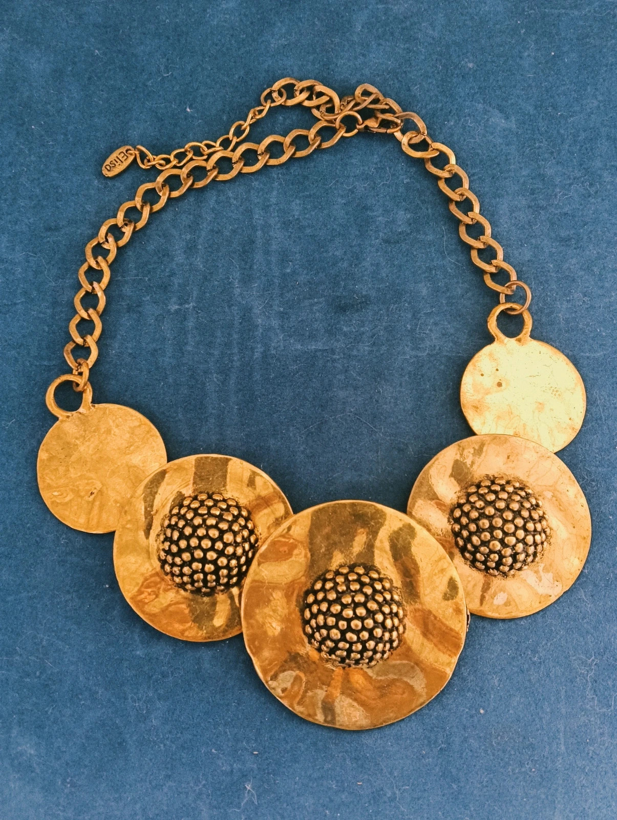 Vintage maxi Gold-tone necklace
