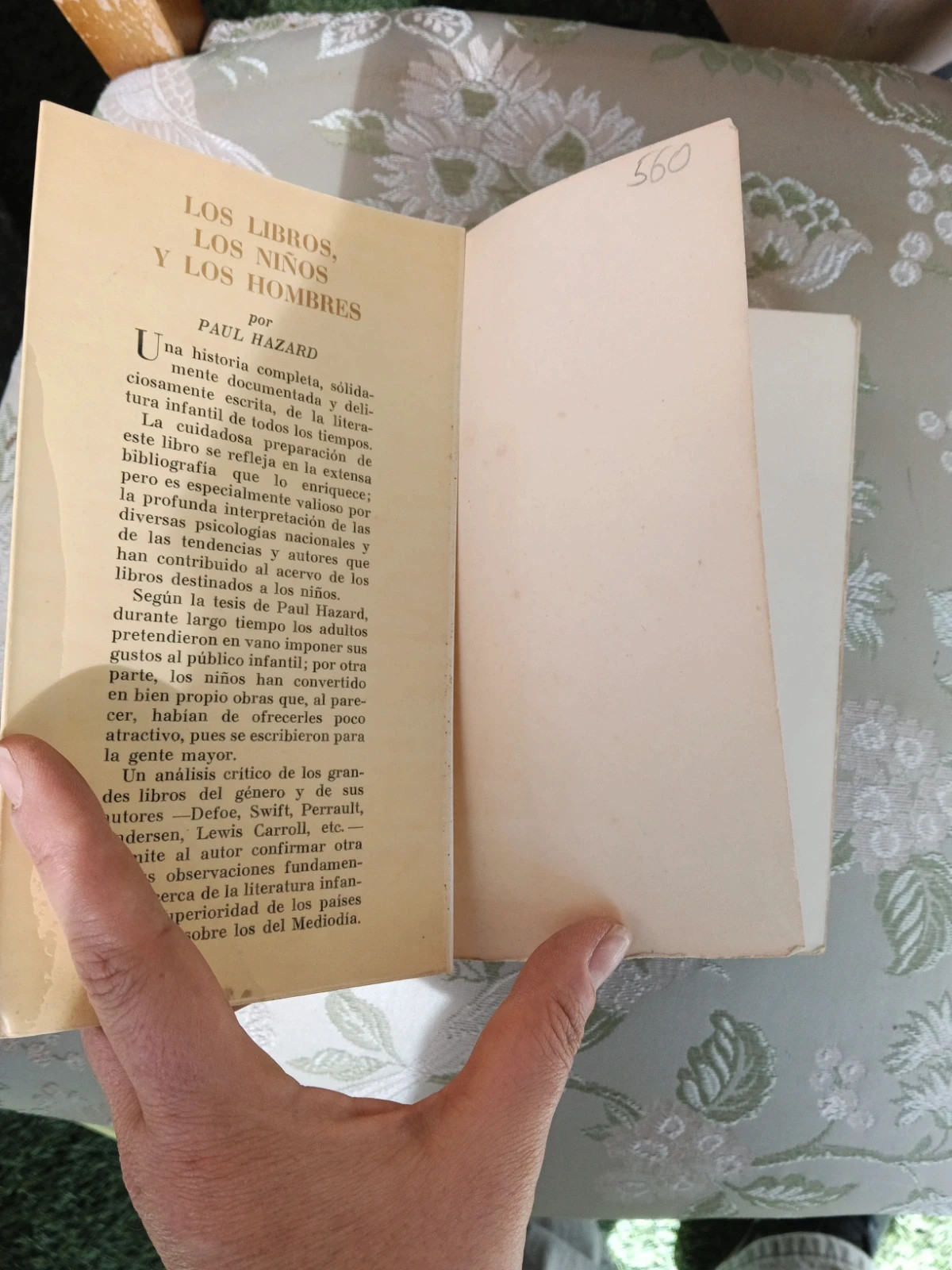 Los libros los niños y los hombres Paul Hazard 1977 – libro antiguo 2