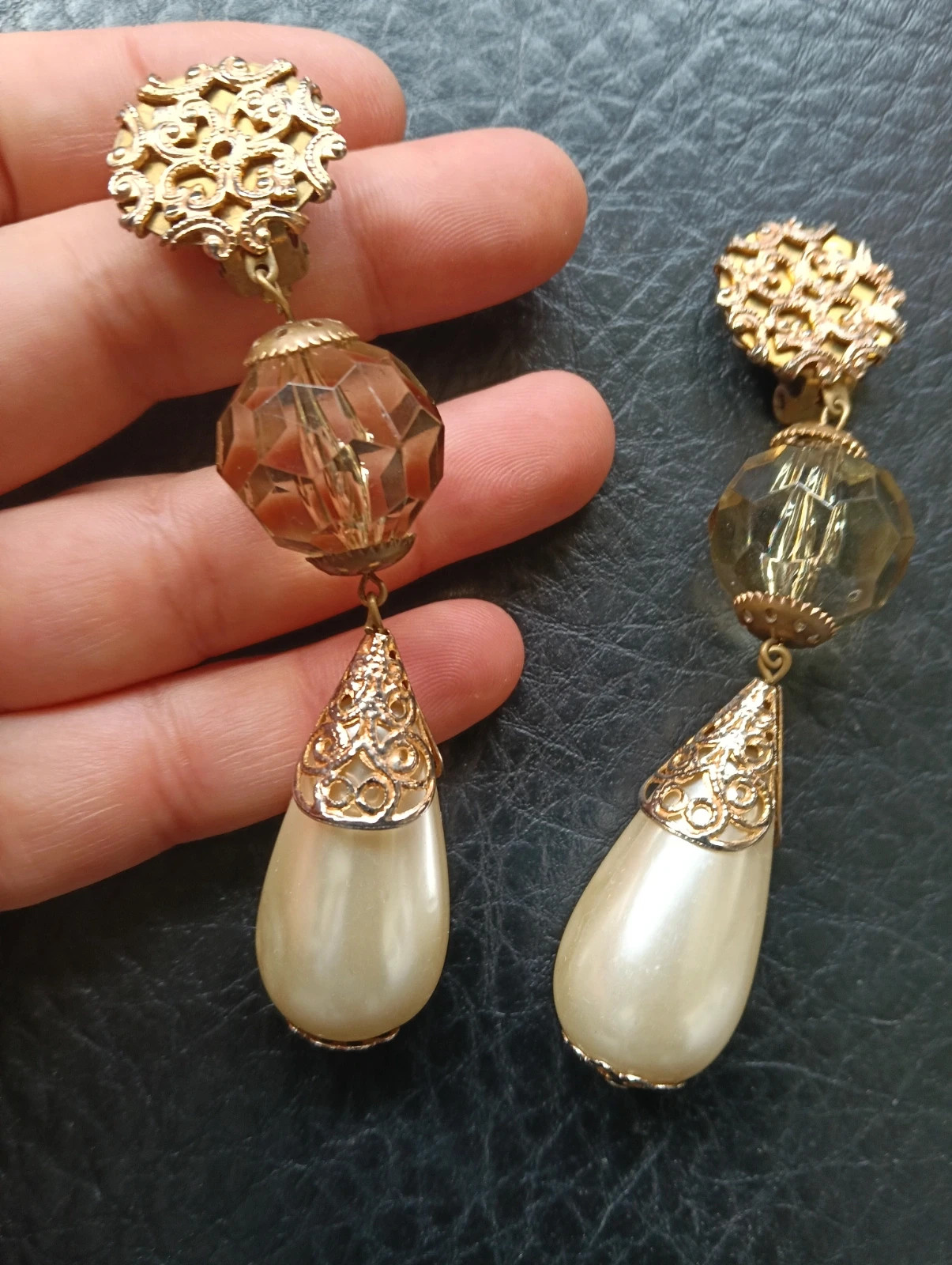 🔥Last price🔥 Stunning earrings faceted crystal beads – Couture 2