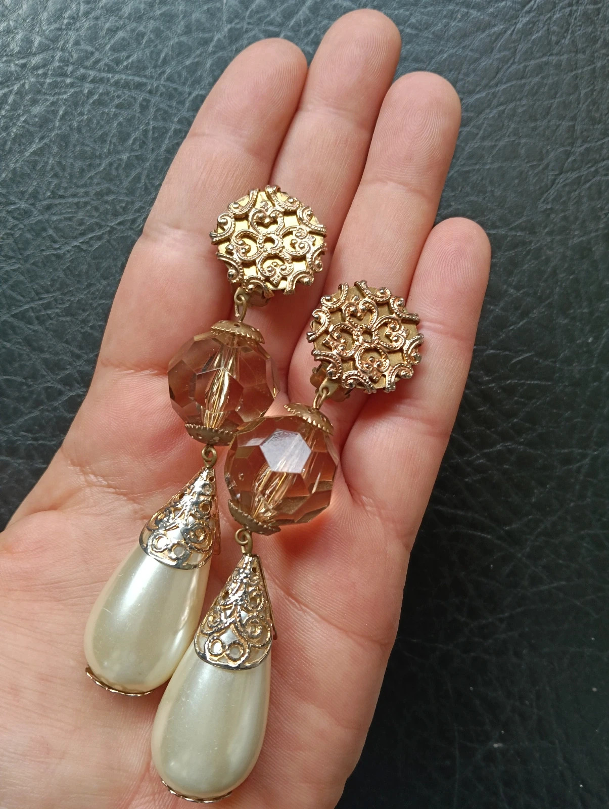 🔥Last price🔥 Stunning earrings faceted crystal beads – Couture 3