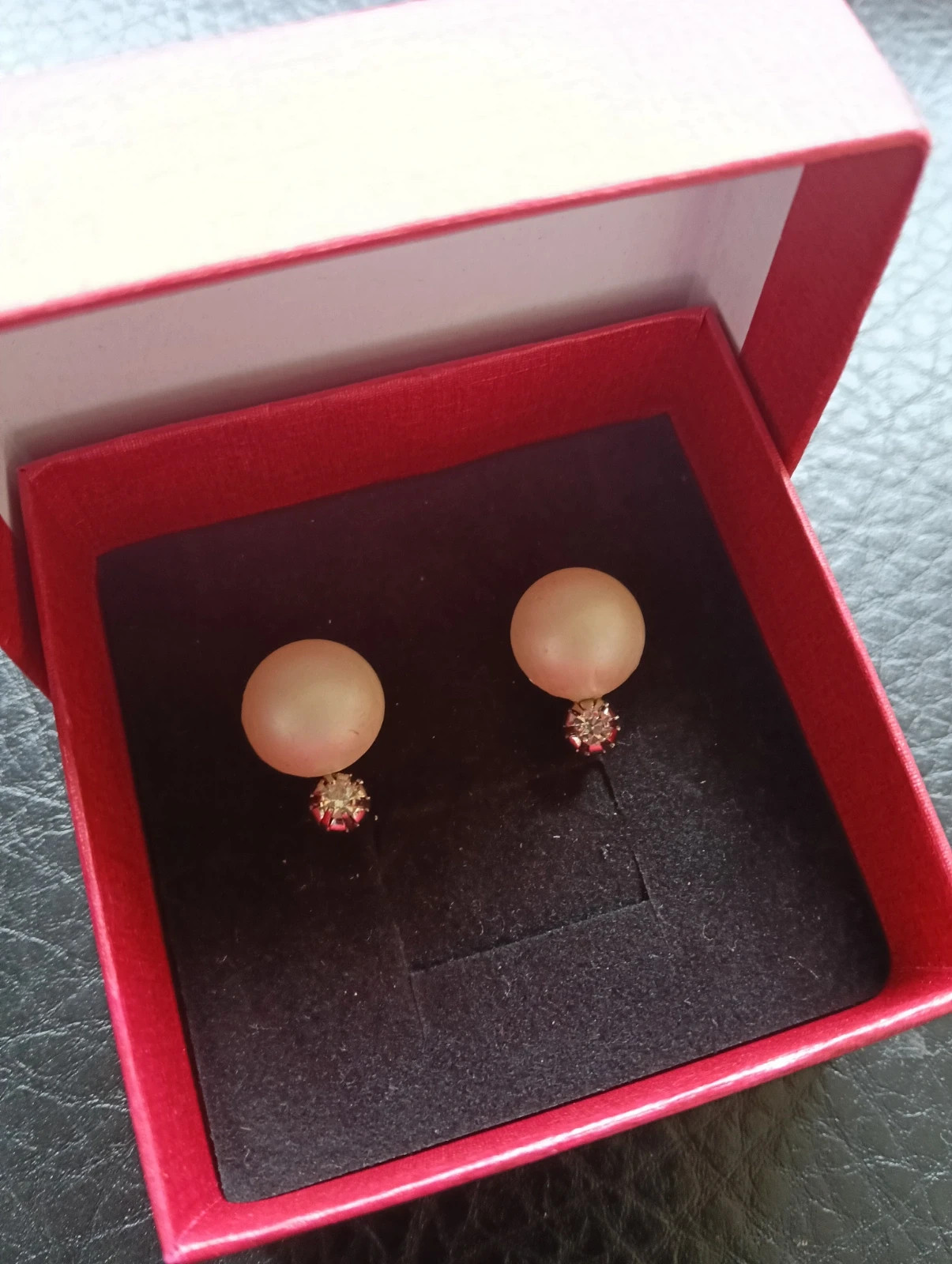 Boucles d'oreilles perles vintage David Grau – Vintage Chic 3
