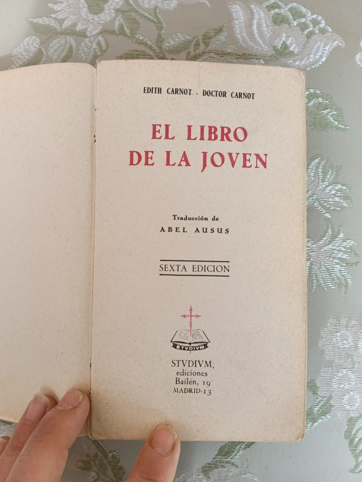 El libro de la Joven Doctor Carnot 1966 – Studium 3