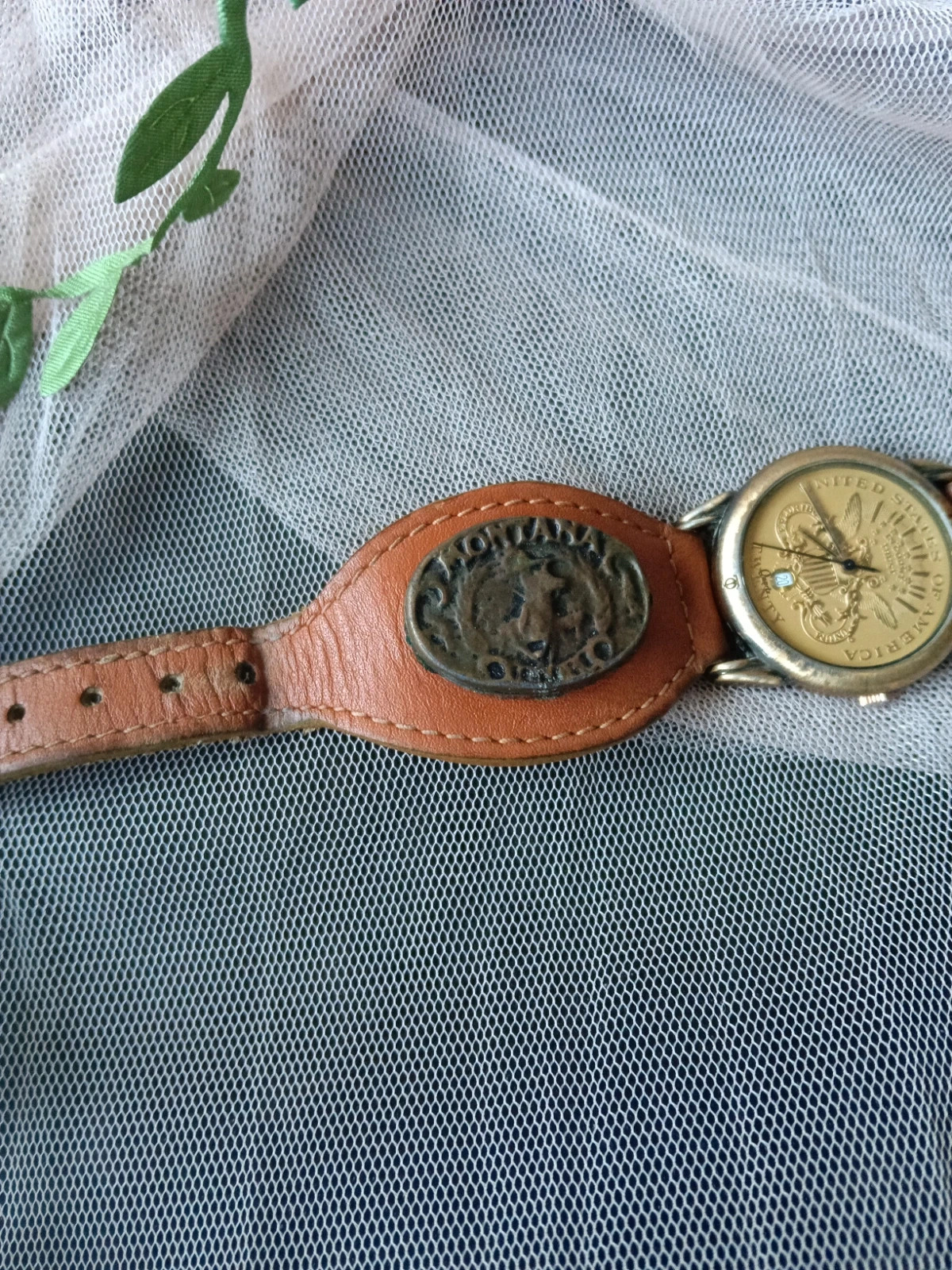Ultra-rare vintage titan US coin medallion watch statement piece! – Titan – taille Jusqu'à 30 mm 4