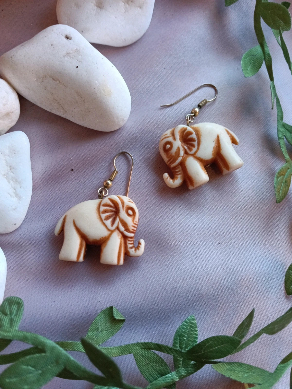 Elephant earrings Boho chic ethic