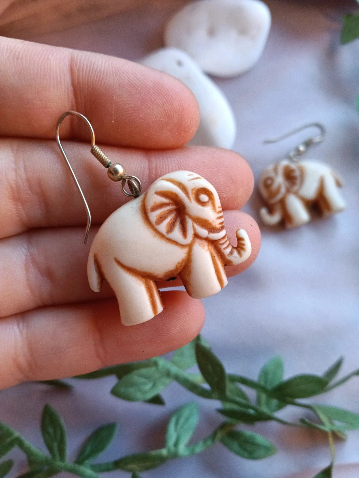 Elephant earrings Boho chic ethic – Bohemian 4
