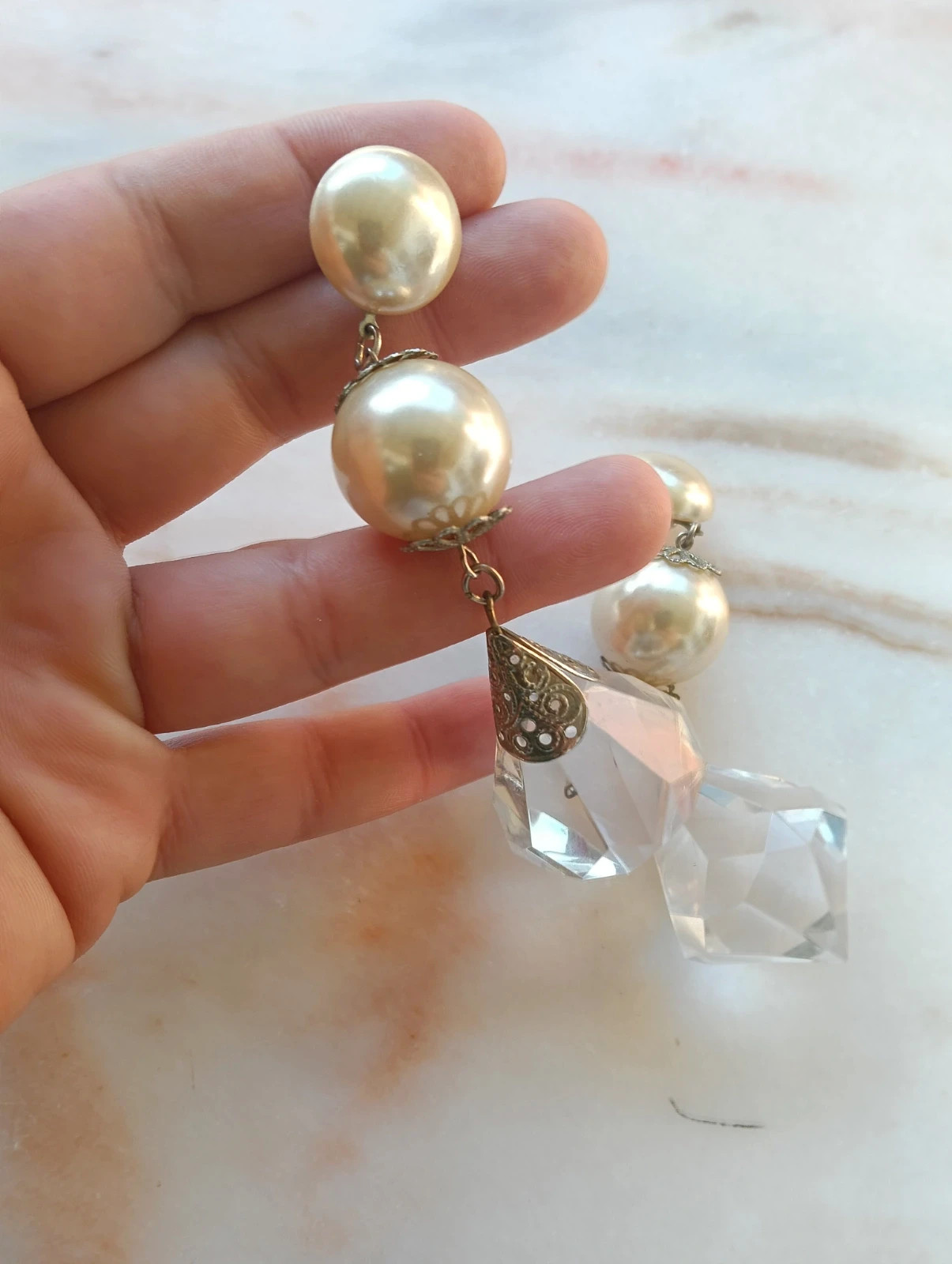 Maxi Boucles d'oreilles vintage – No Label 2