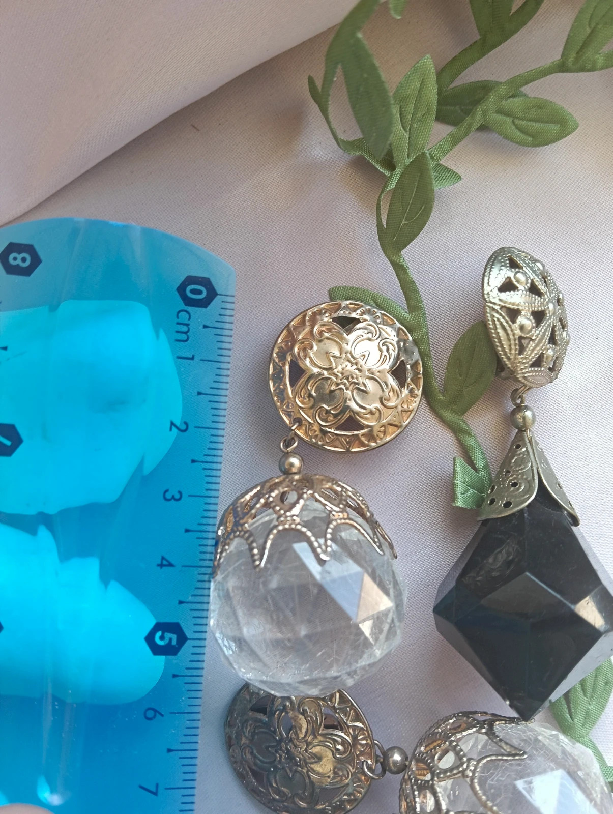 🔥Last price🔥Lot de deux paires boucles d'oreilles vintage – Couture 5