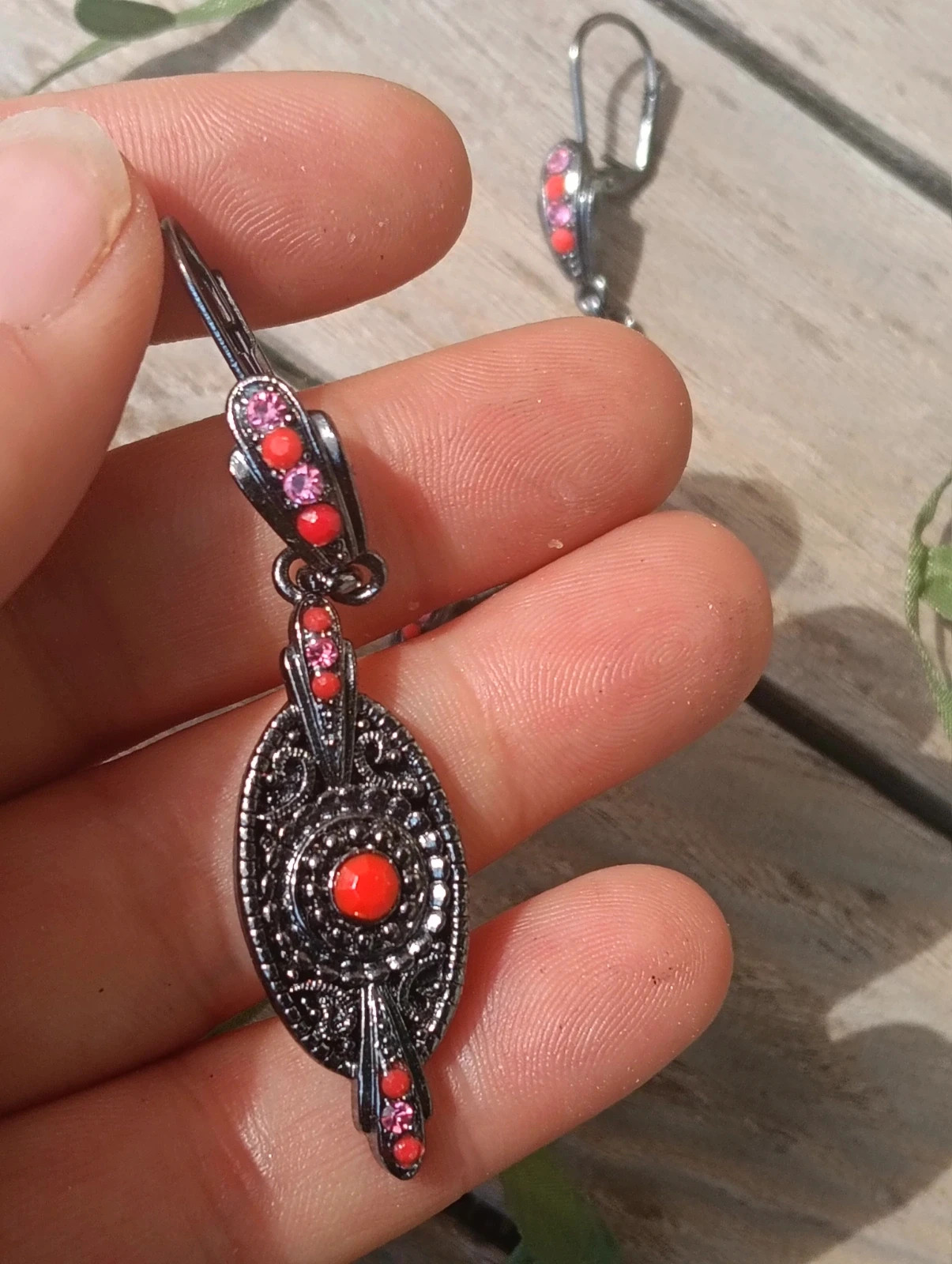 Bohemian earrings leverback nwot – Boutique Bohéme 3