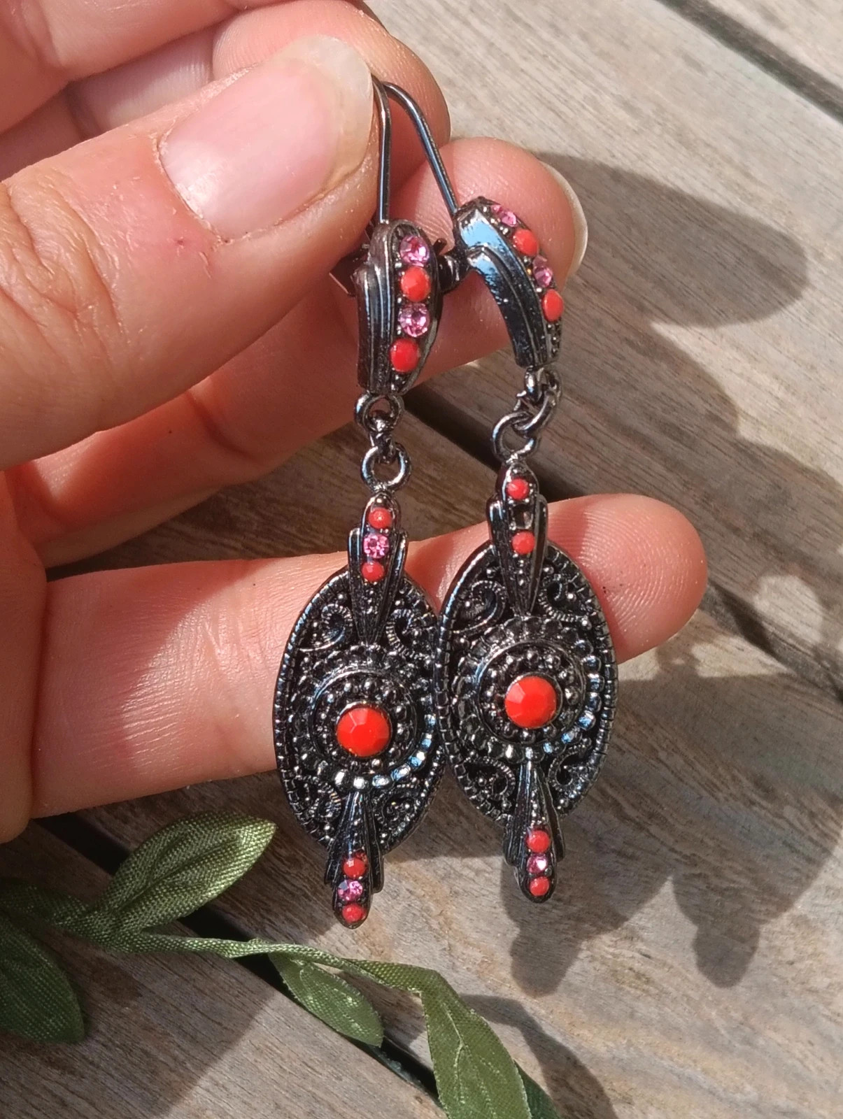 Bohemian earrings leverback nwot – Boutique Bohéme 4